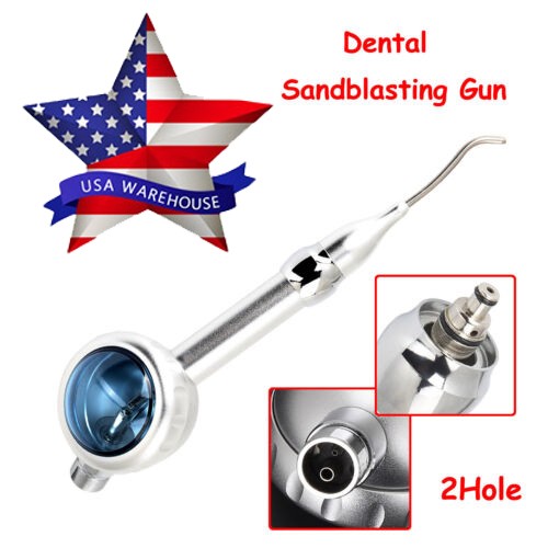 Dental Dentist Hygiene Prophy Jet Air Polisher System Tooth Handpiece 2Hole USA
