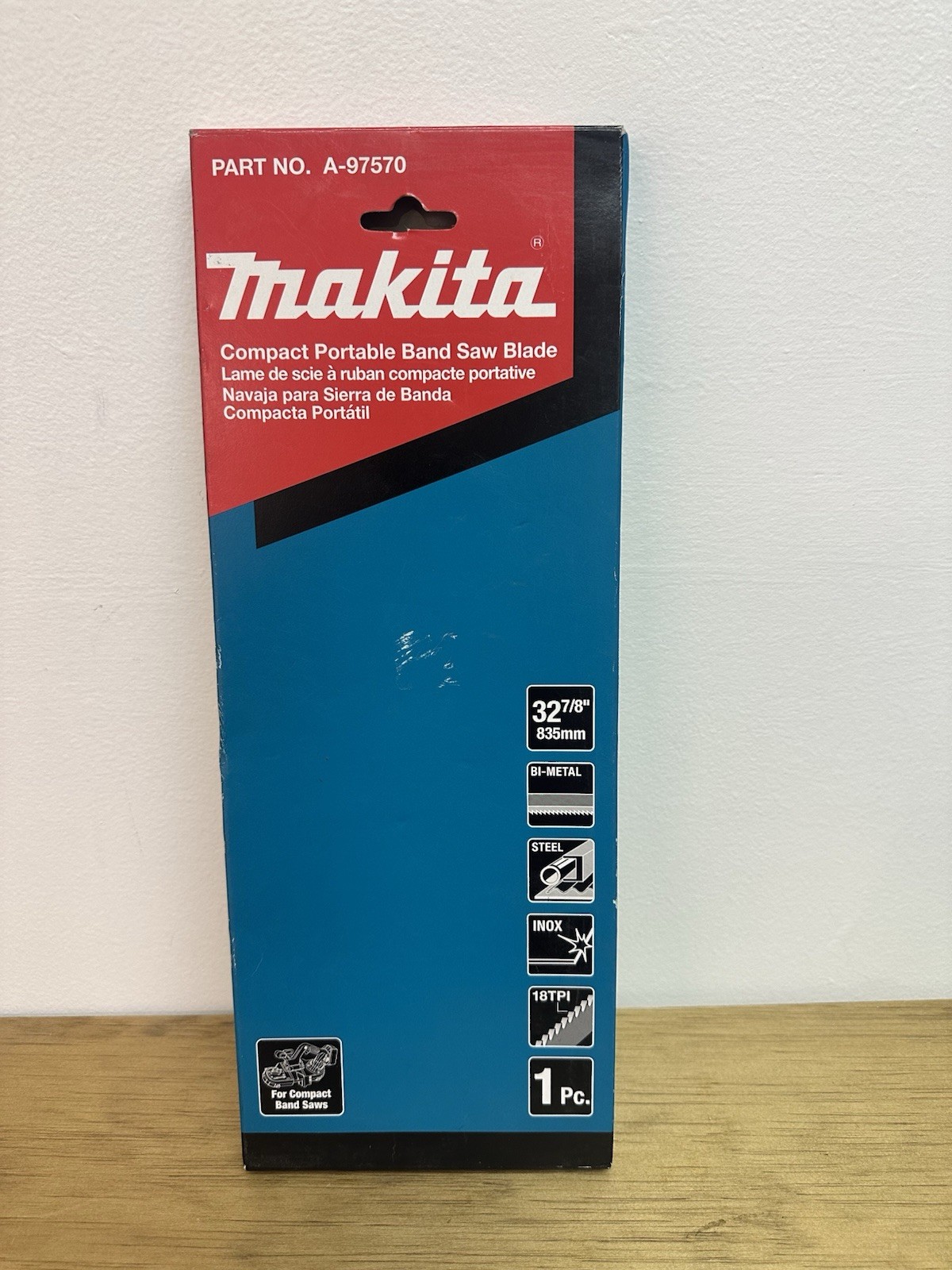 Makita A-97570 32 7/8” 18TPI BI Metal Compact portable Band Saw Blade