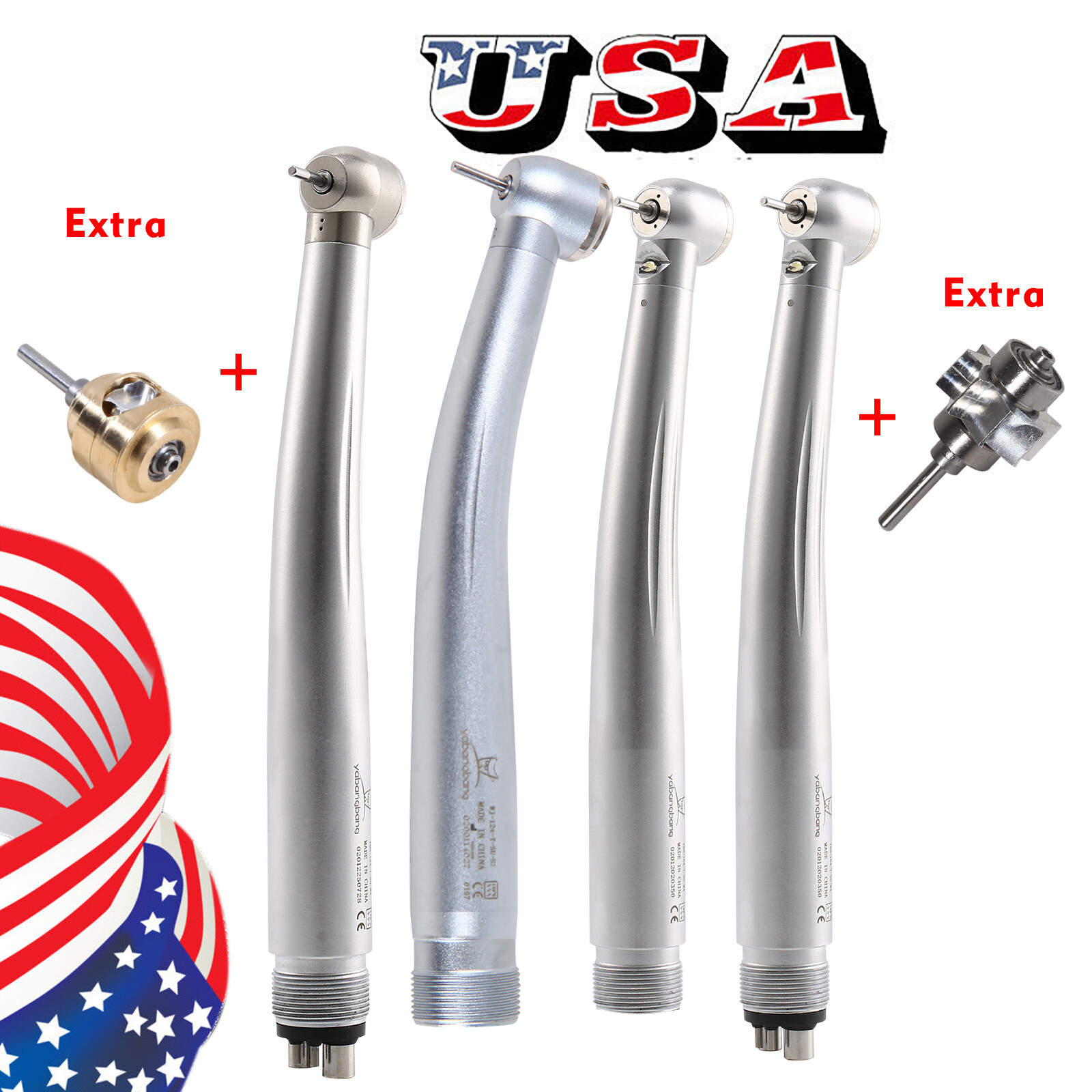 NSK Pana Max Style Dental (LED) High Speed Turbine Handpiece Push Button 2/4Hole