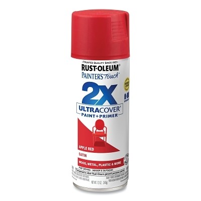 Painter’s Touch 2X Ultra Cover Gloss Spray Paints + Primer, 12 oz, Aerosol Can,