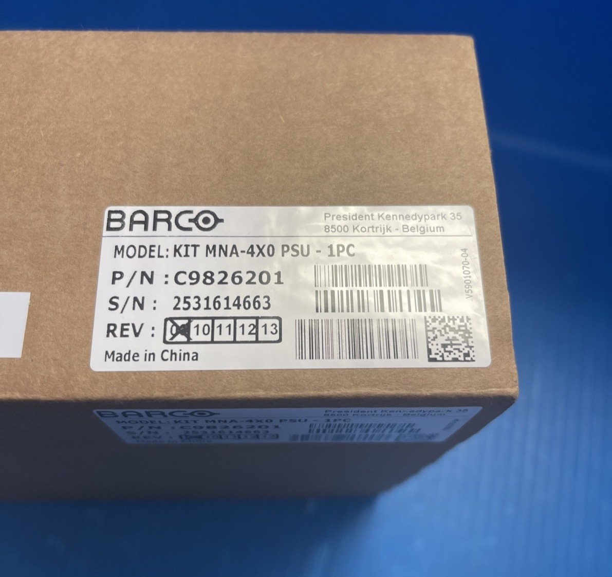 BARCO ATM065T-P120 Medical Power Supply/AC ADAPTER 12.0V=5.0A 60.0W KIT MNA-4X0