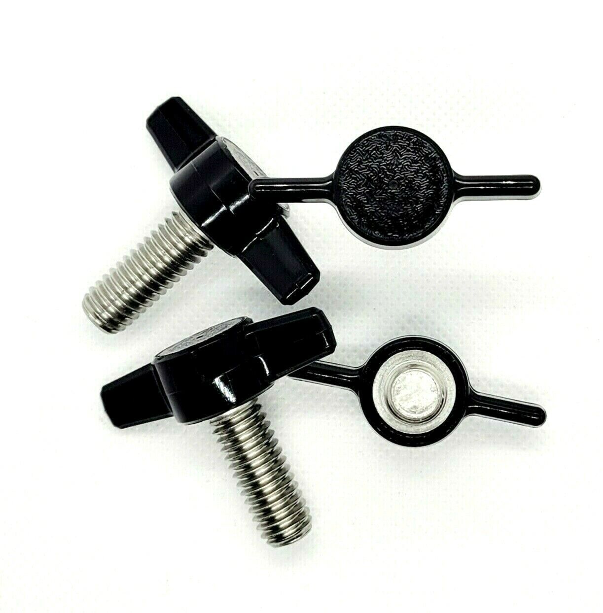 3/8″ Power Inverter Cable Bolts Thumb Screws Tee Knob Red or Black 3/4 – 1.5 in