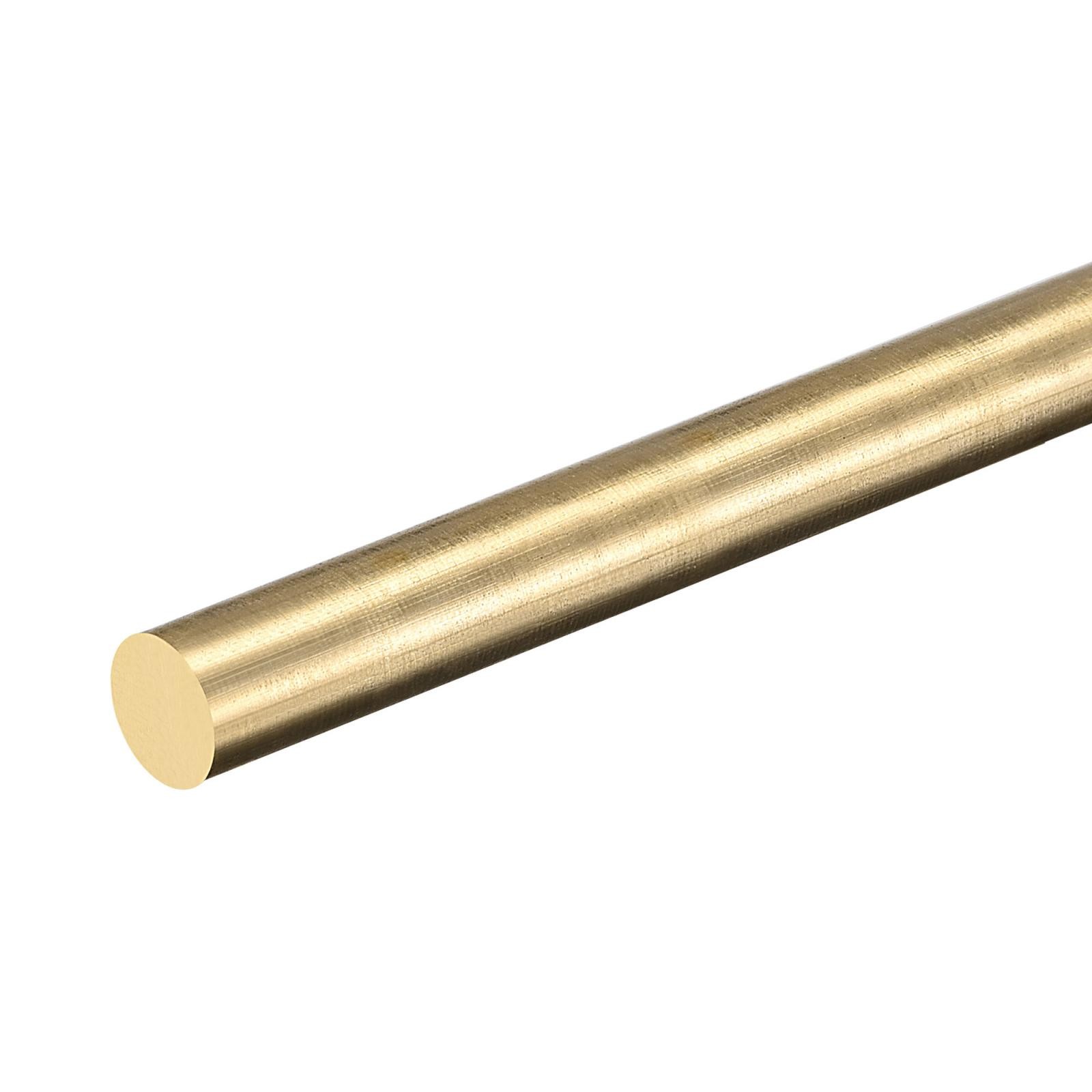 8mm Diameter 300mm Length Brass Solid Round Rod for DIY Craft