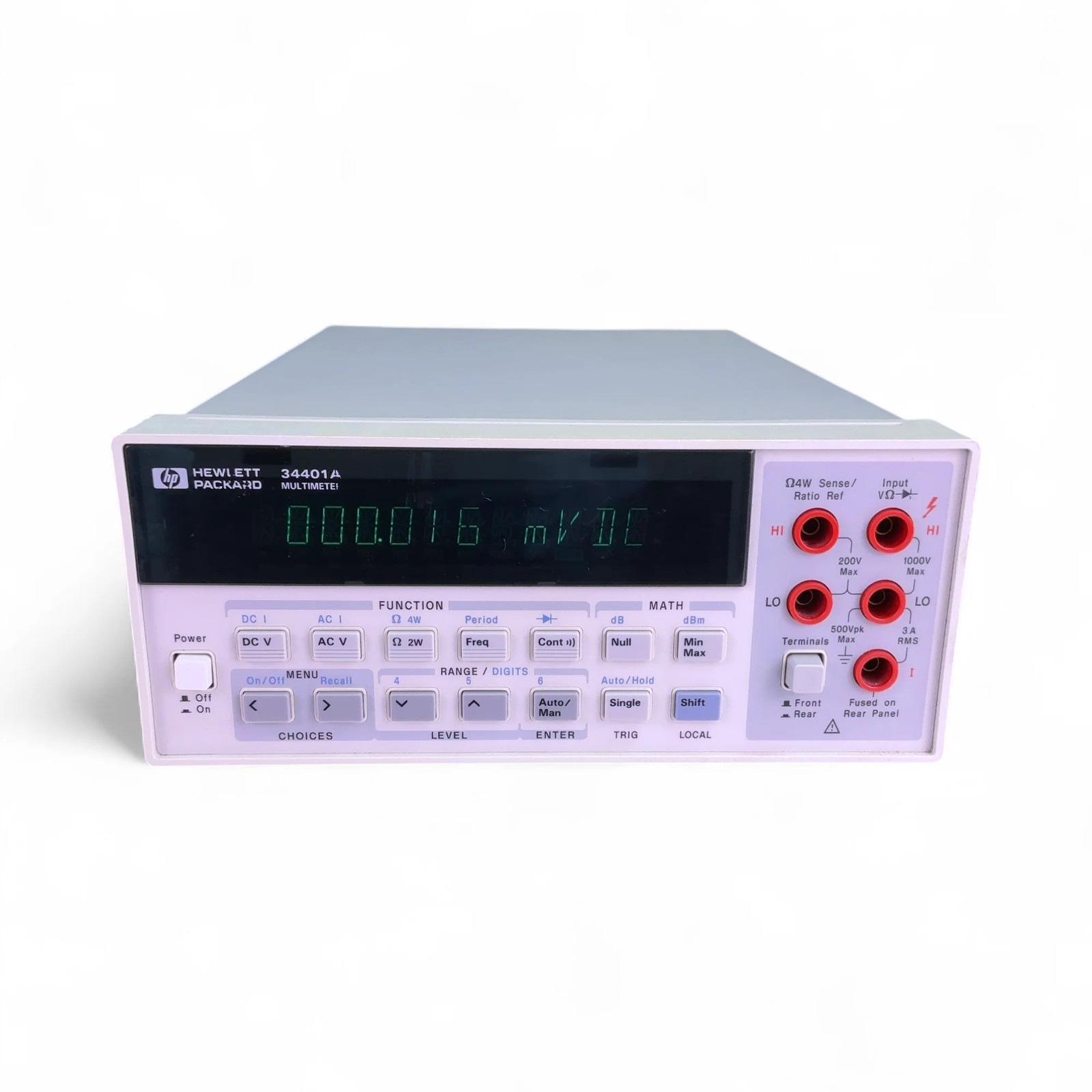Hewlett Packard (HP)34401A Benchtop Digital 1000V Multimeter (BO!)
