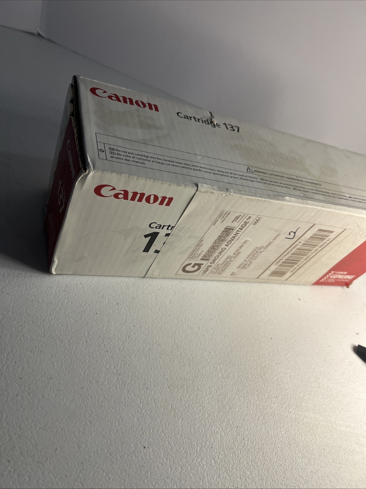 Genuine Canon 137 Black Toner Cartridge | Original | New Sealed