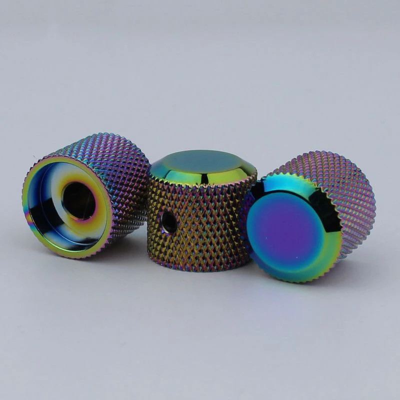3-piece potentiometer control knob with 6 mm (0.24 in)