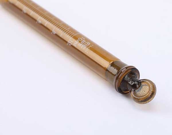 Wholesale 5ml-100ml Round-bottomed Amber graduated Glass Tubes Lab Glassware