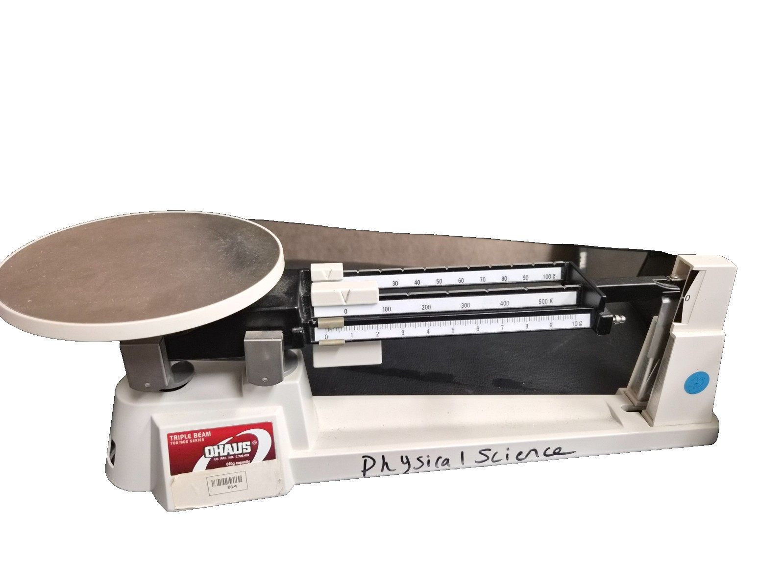 Ohaus Triple Beam Balance TJ611 610g Cap 0.1g Readability Tare Mechanical Scale
