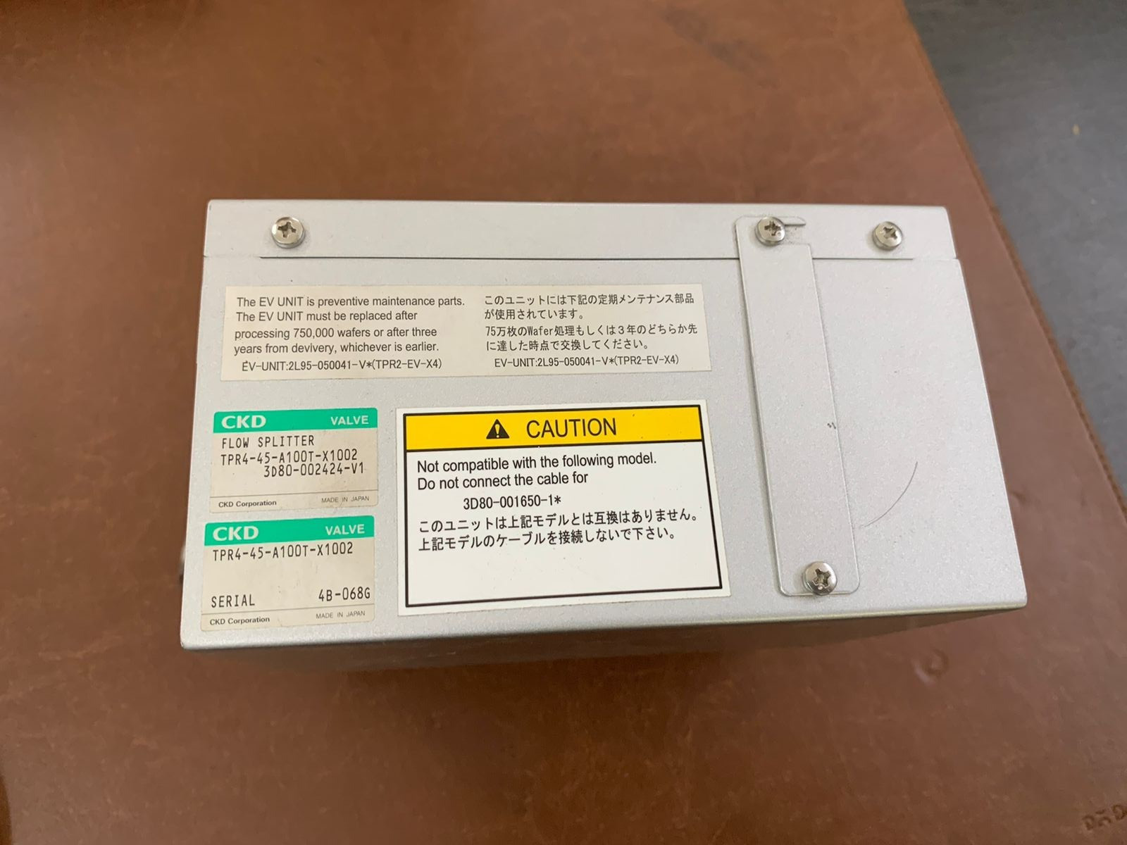 New CKD TPR4-45-A100T-X1002 Pressure Control Flow Splitter Valve Free Fast Ship