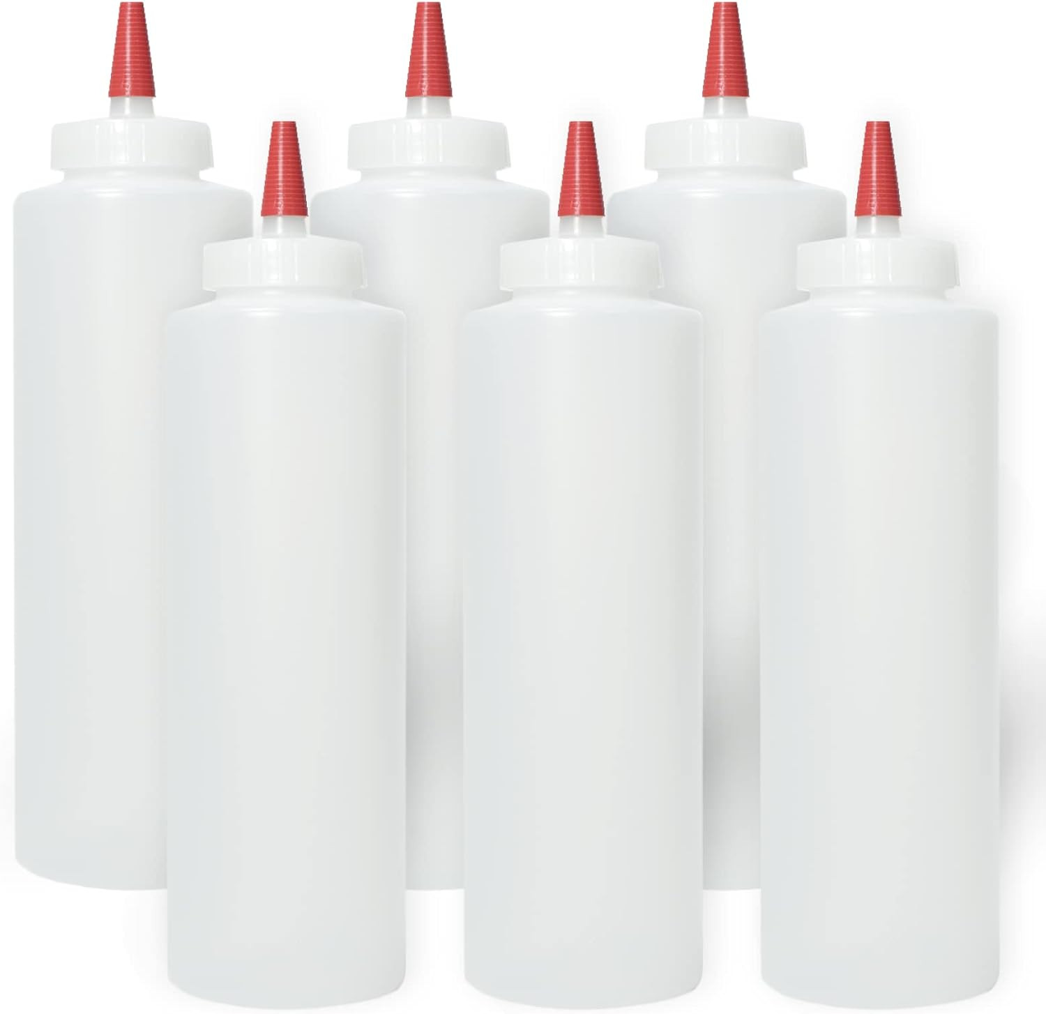 Condiment Squeeze Bottles 16Oz Wide Mouth Empty Squeeze