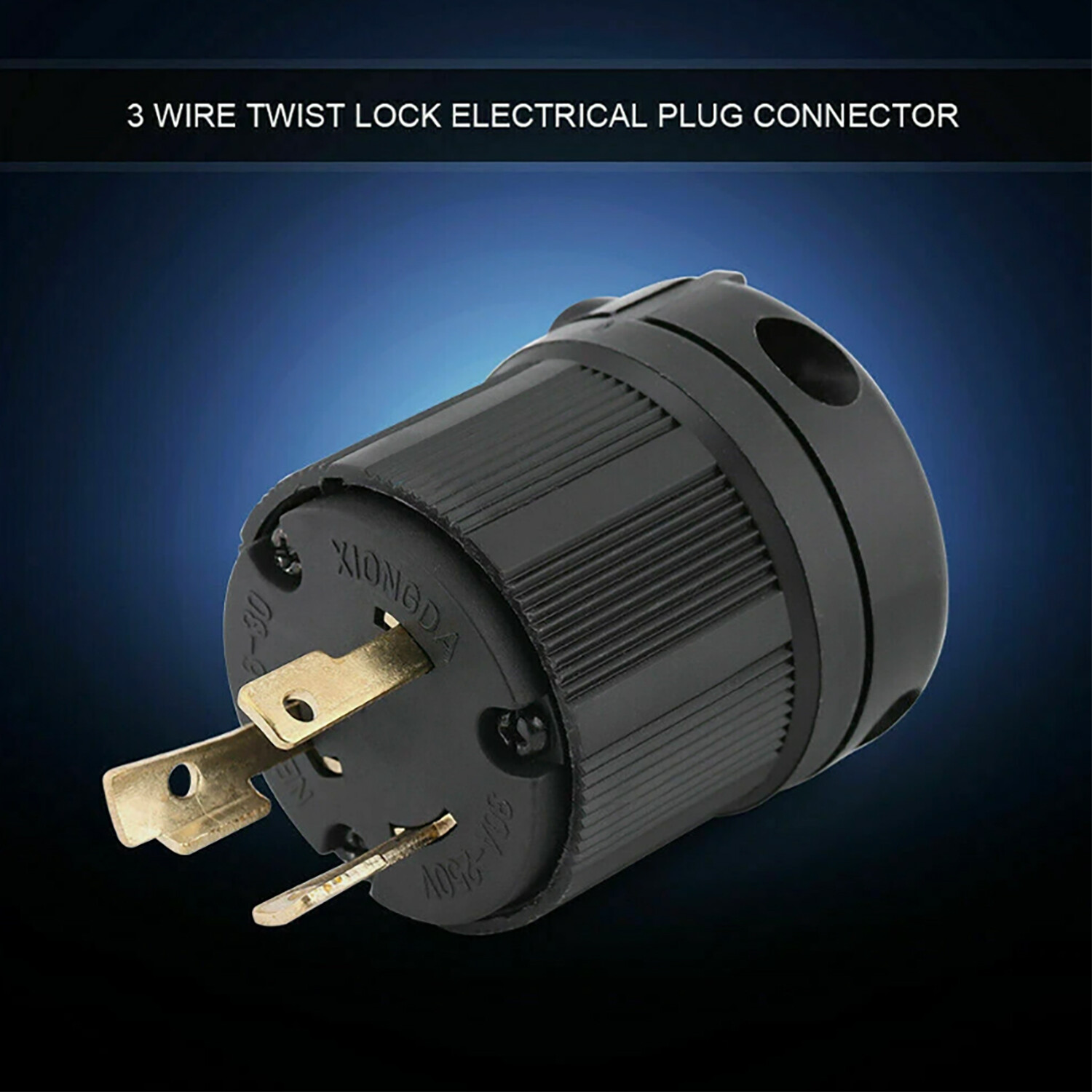 For Nema L6-30P L6-30R YGA017 KIT 30A 250V Male Female Twist Lock 3 Wire Plug