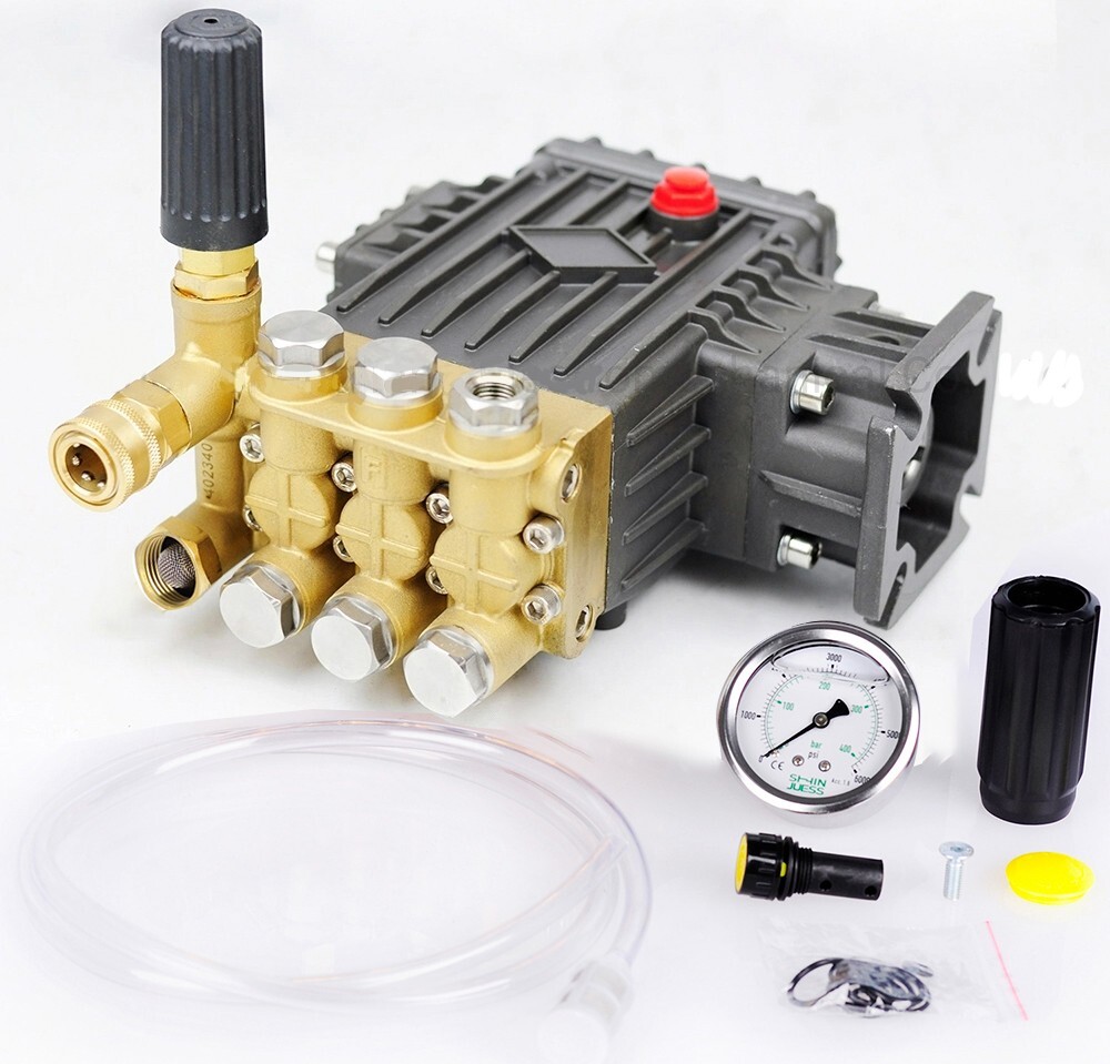 For Mi-T-M 3-0414 Pressure Washer Pump Triplex 3.5GPM@3000PSI 3400RPM 3/4″ Shaft