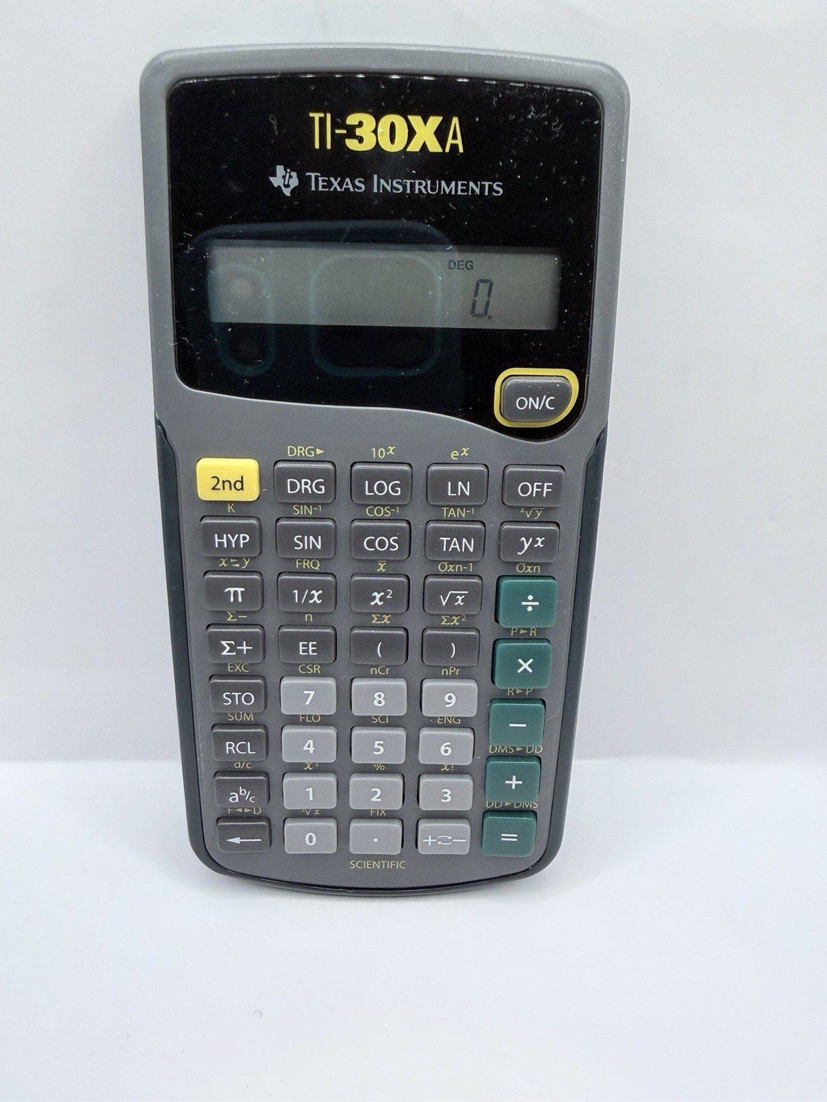 TEXAS INSTRUMENTS TI-30Xa POCKET SOLAR SCIENTIFIC CALCULATOR IN CASE