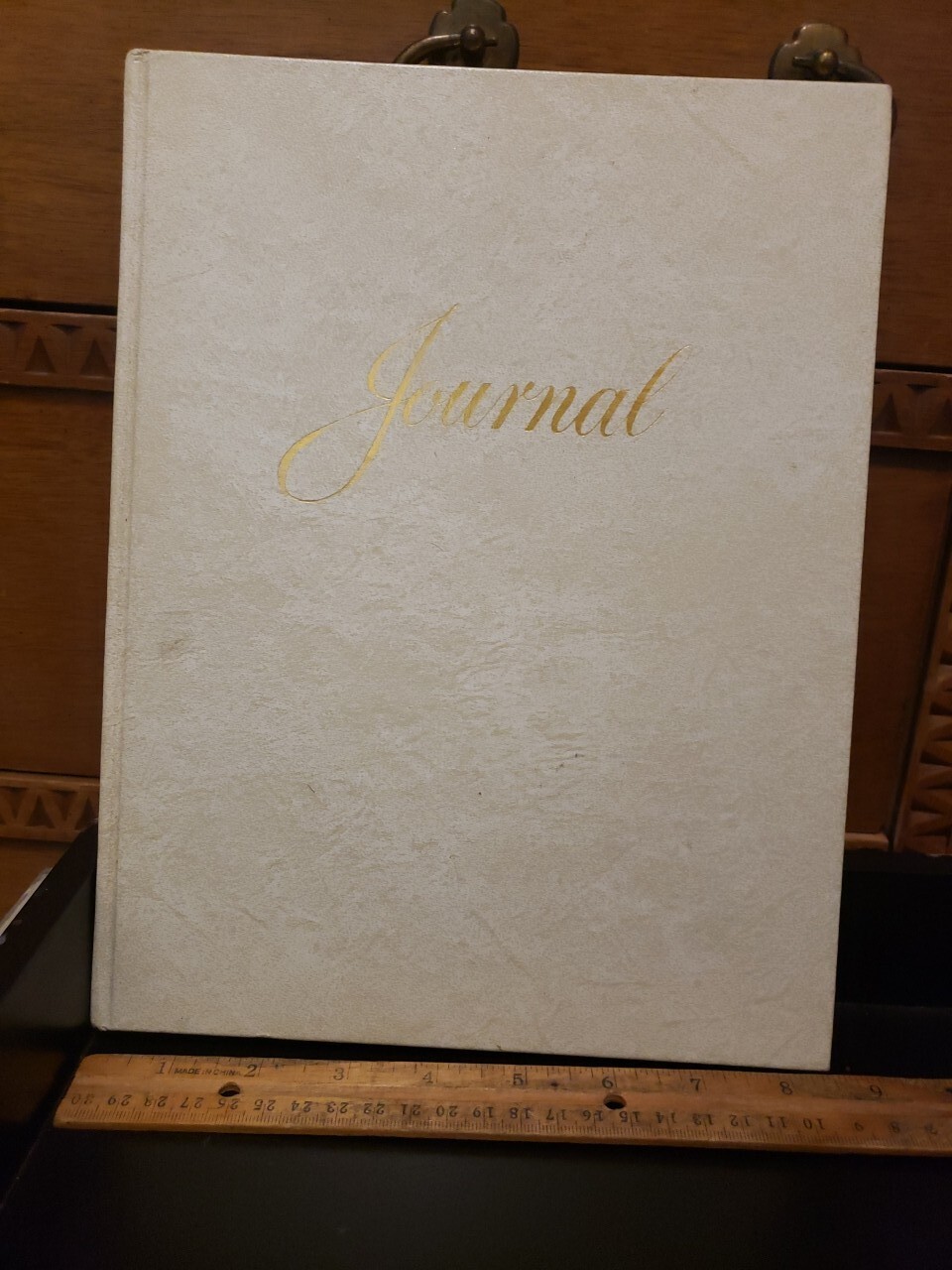Vintage Hardcover Journal – Page Book Lined White – Hiller Industries 1985