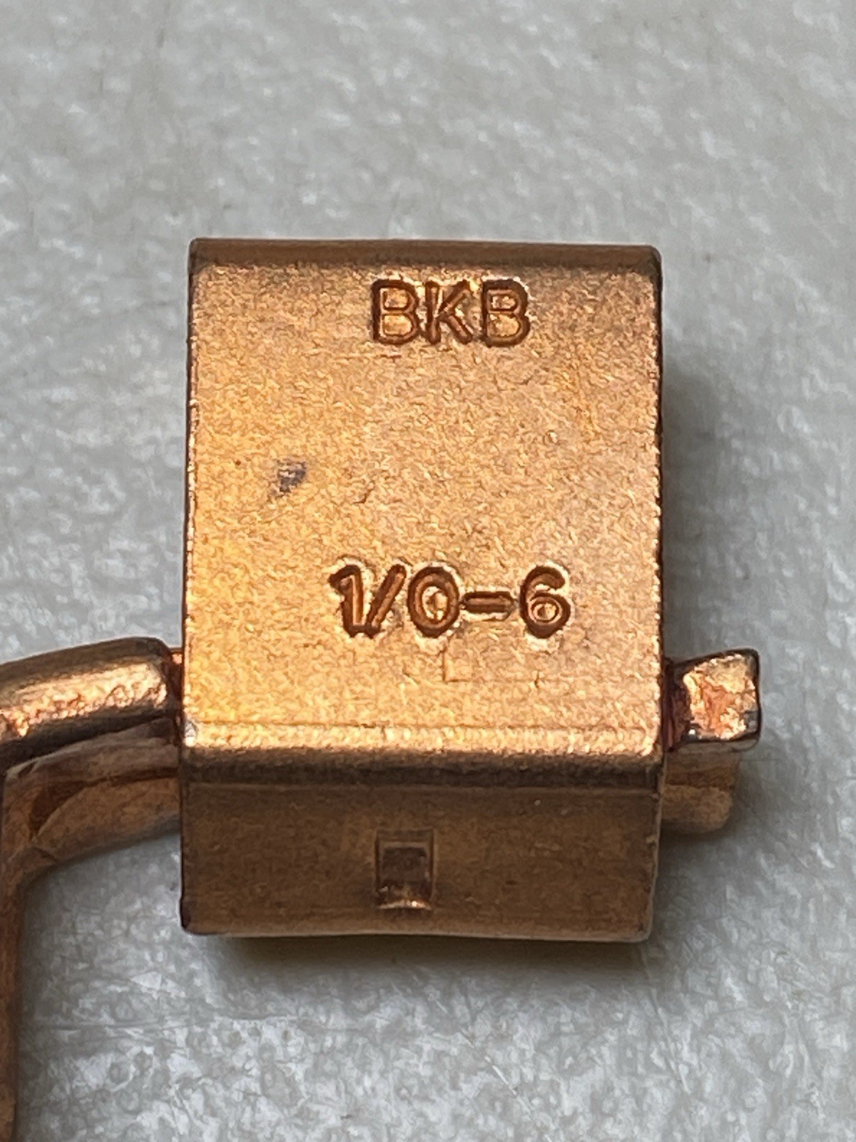 Qty 10- Blackburn Copper Mechanical Screw Lug Offset 1 Hole, 2 – 1/0 STR BTC1102