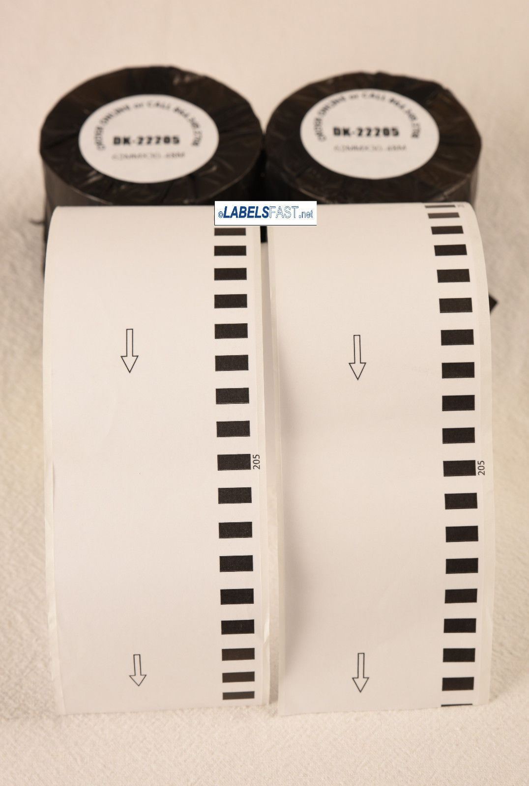 Labels123 Brand-Fits Brother 2205 Continuous Feed Label Rolls. Generic Saves $$.
