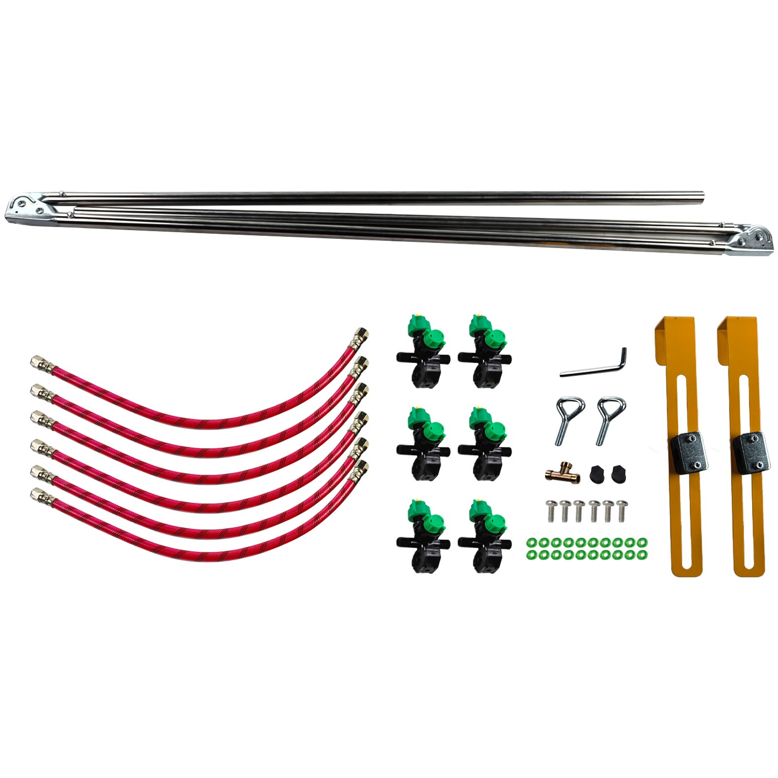 6 Nozzle Foldable Sprayer Boom Wide Spray For ATV UTV Agricultural Spraying