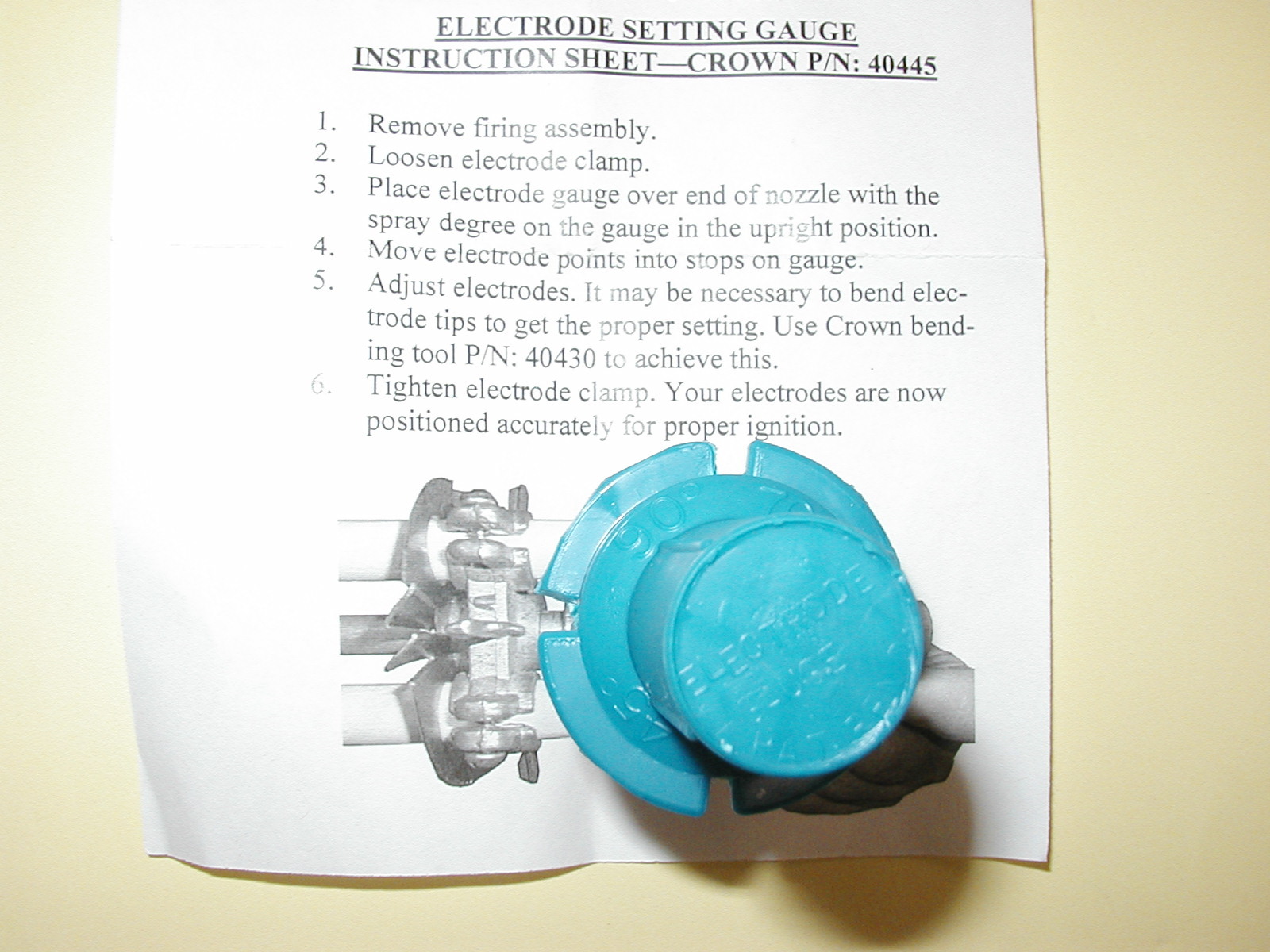 Universal Oil Burner Electrode Setting Gauge Tool Beckett Carlin Wayne Aero
