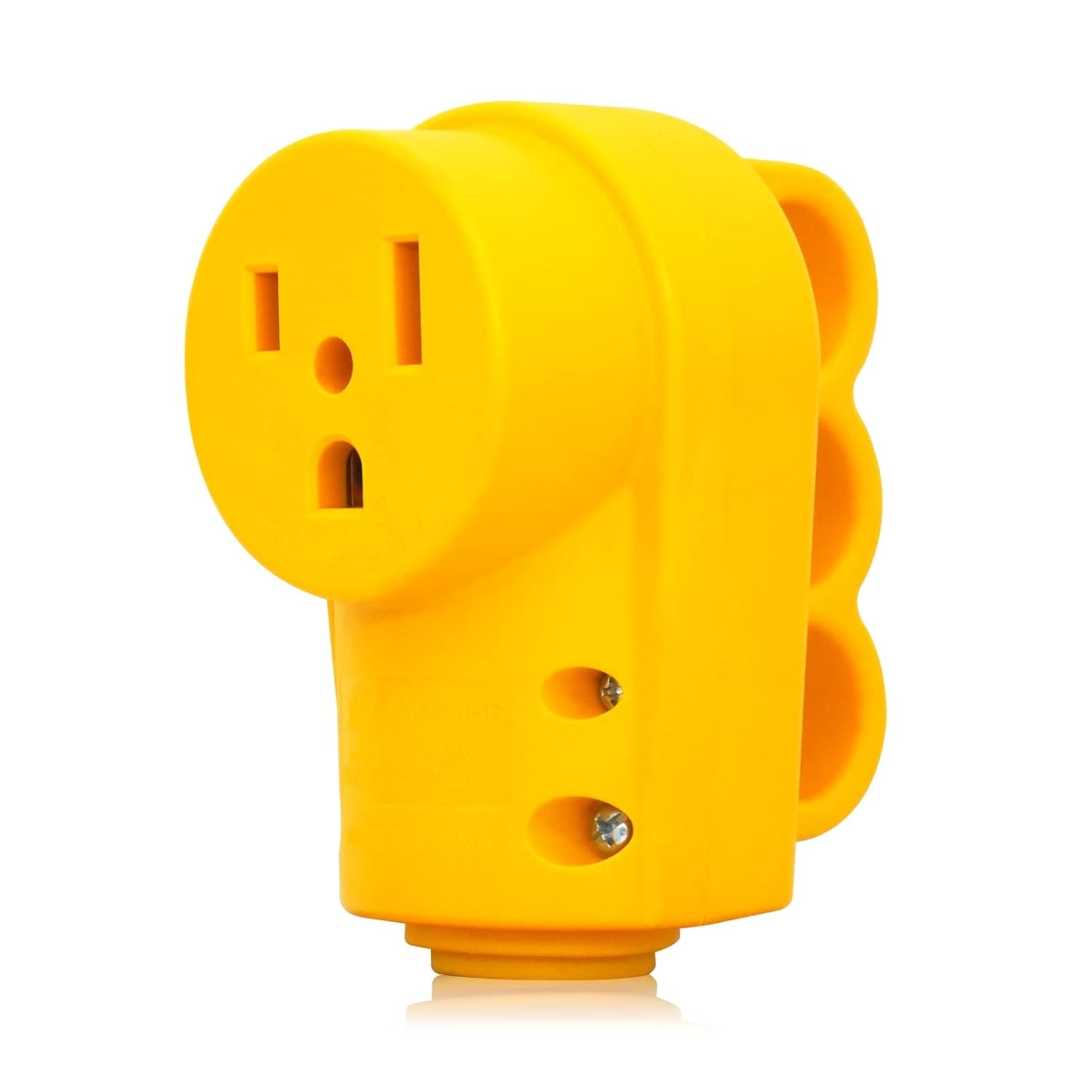 Welder Plug 50 Amp NEMA 6-50P Replacement Male Plug Heavy Duty Yellow ETL Listed