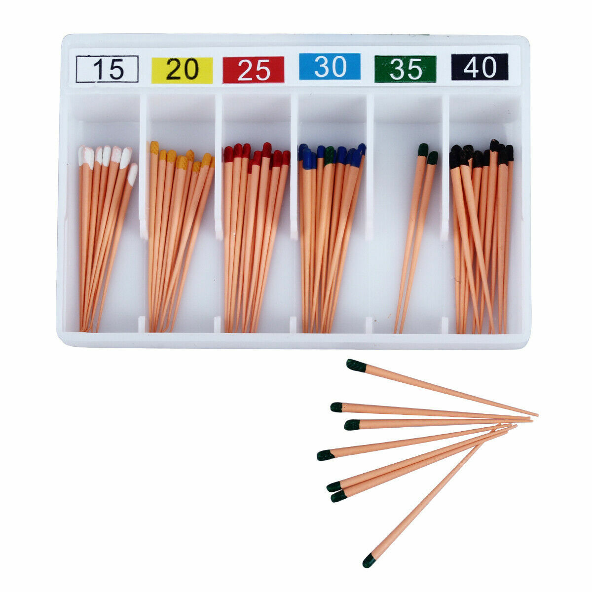 1 Pack Dental Endodontic Gutta Percha Points 15#-40# Taper 0.02/ 0.04/ 0.06
