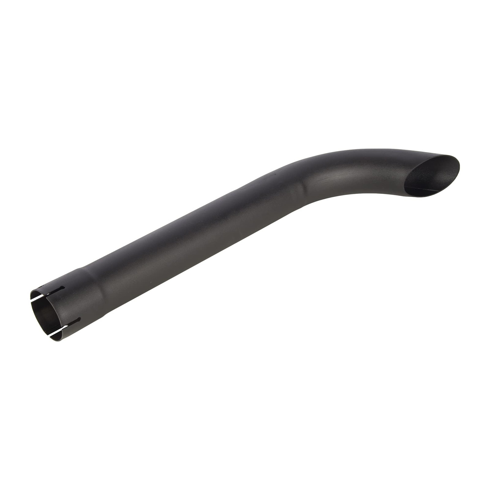 Exhaust Stack Pipe Replacement UNIVERSAL 2-1/2″ x 24″ Curved Black