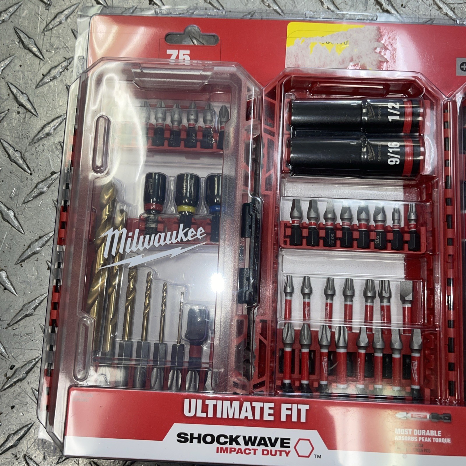 Milwaukee Tool 48-32-4098 75 Pc. Piece Drill And Drive Set, 1/4 In Hex Shank