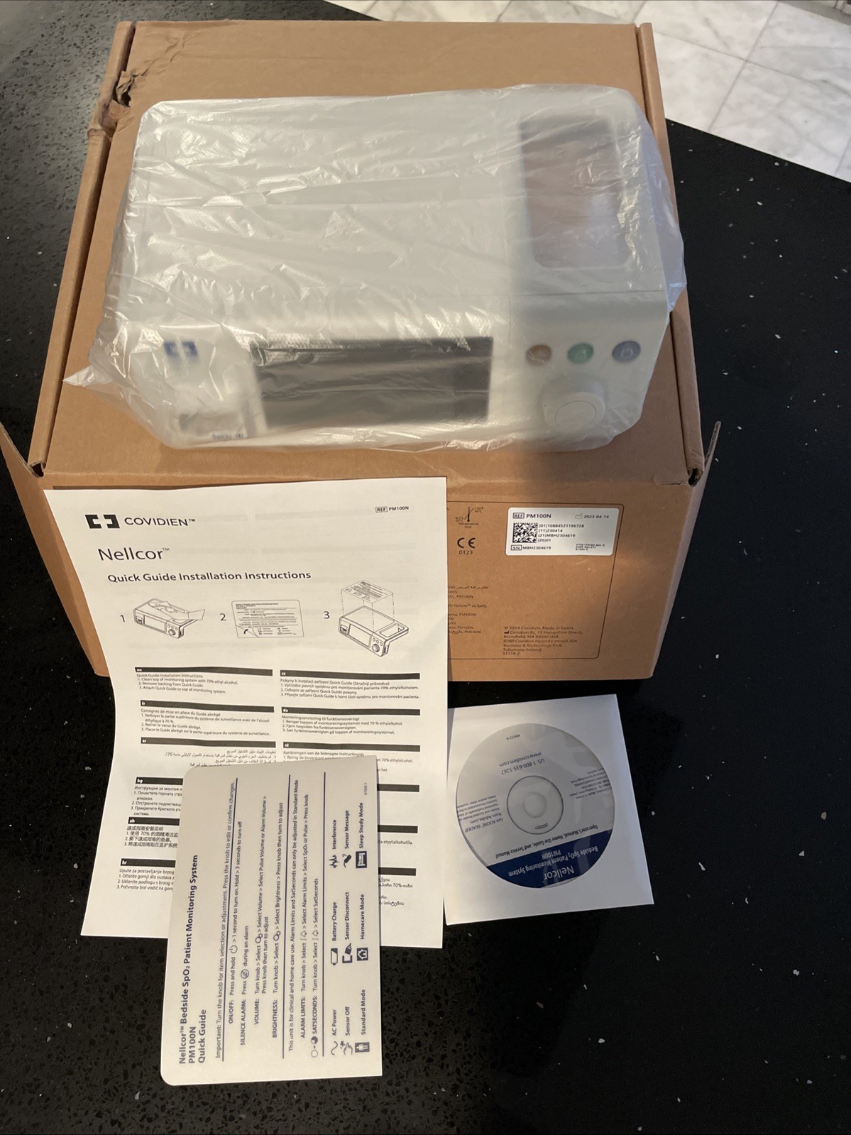 Covidien Nellcor PM100N SpO2 Bedside System