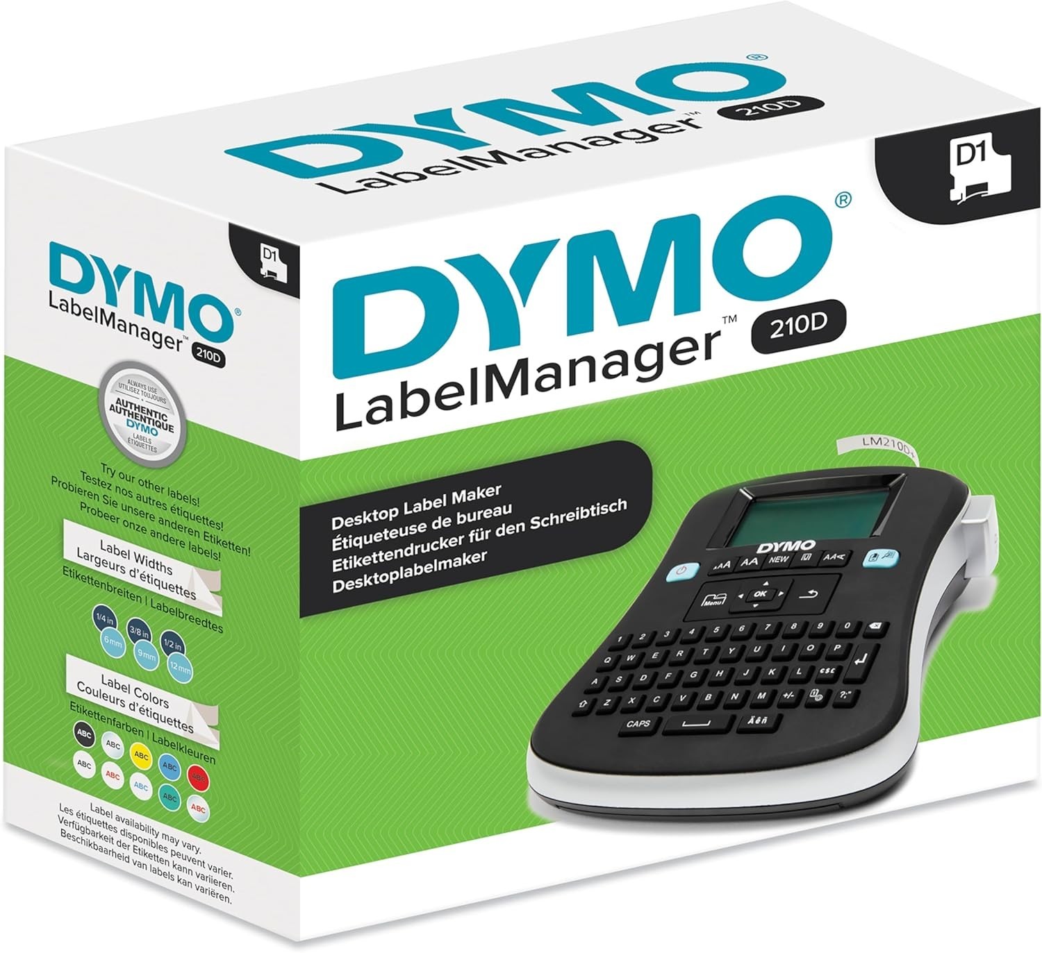 DYMO Desktop Label Maker 210D MACHINE ONLY