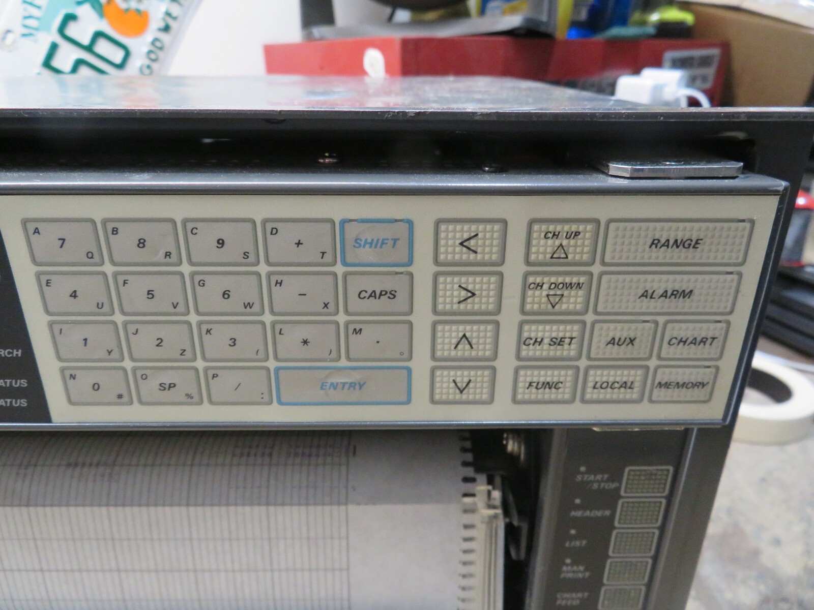 Yokogawa 408231-02/RS232C/MATH/AK-12 HR2400 Hybrid Chart Recorder UNTESTED