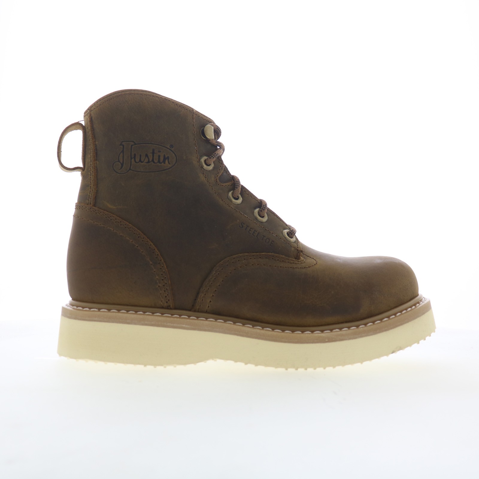 Justin Boots Maxwell 6″ Steel Toe OW709 Mens Brown Work & Safety Boots