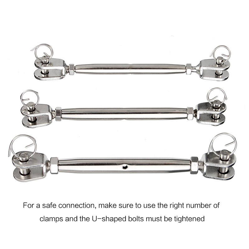 Steel A4 Marine-Grade (304) Sailing Boat Rigging Turnbuckle Stainless