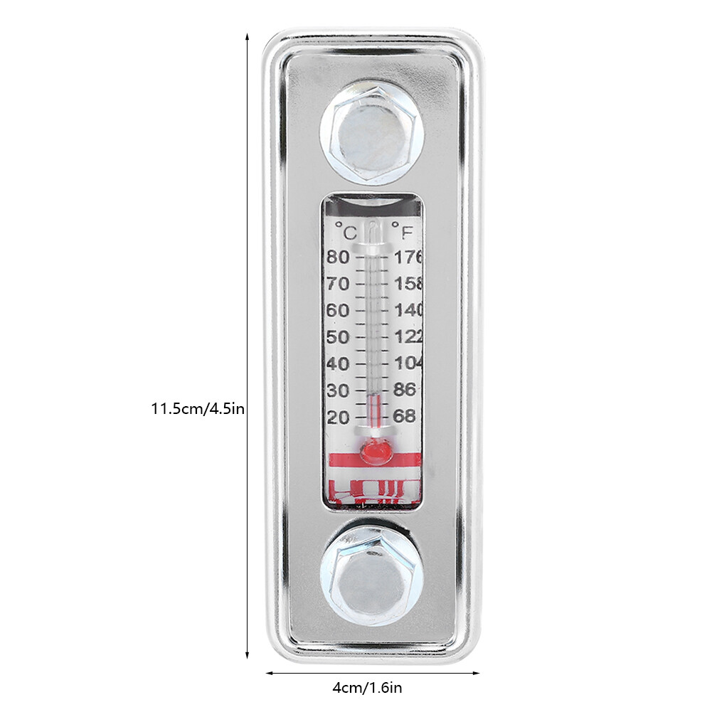 (LS-3/4.5)Hydraulic Oil Level Gauge With Thermometer 80 C/176 F Fluid