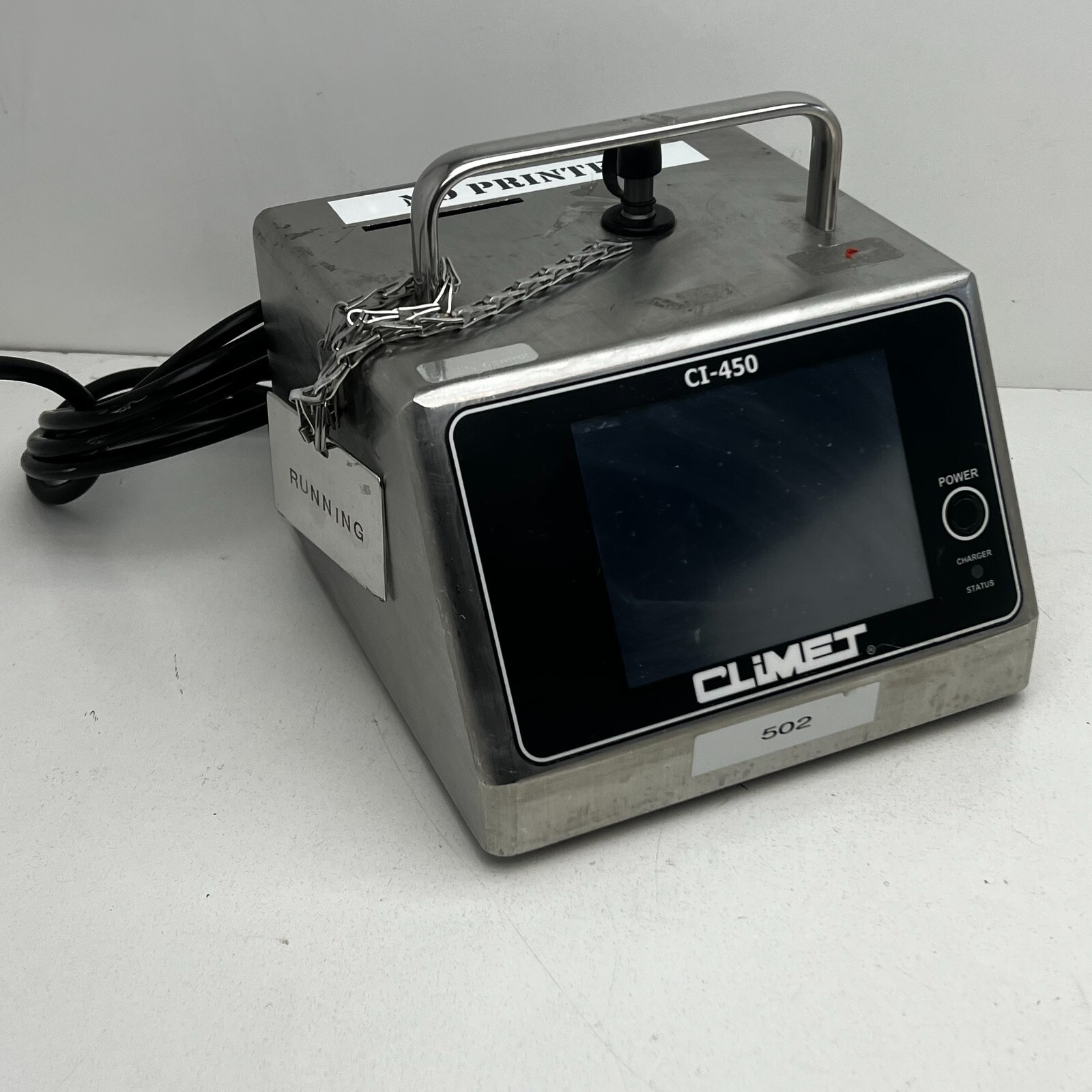 Climet CI-450 Cleanroom Portable Airborne Particle Counter, See Details