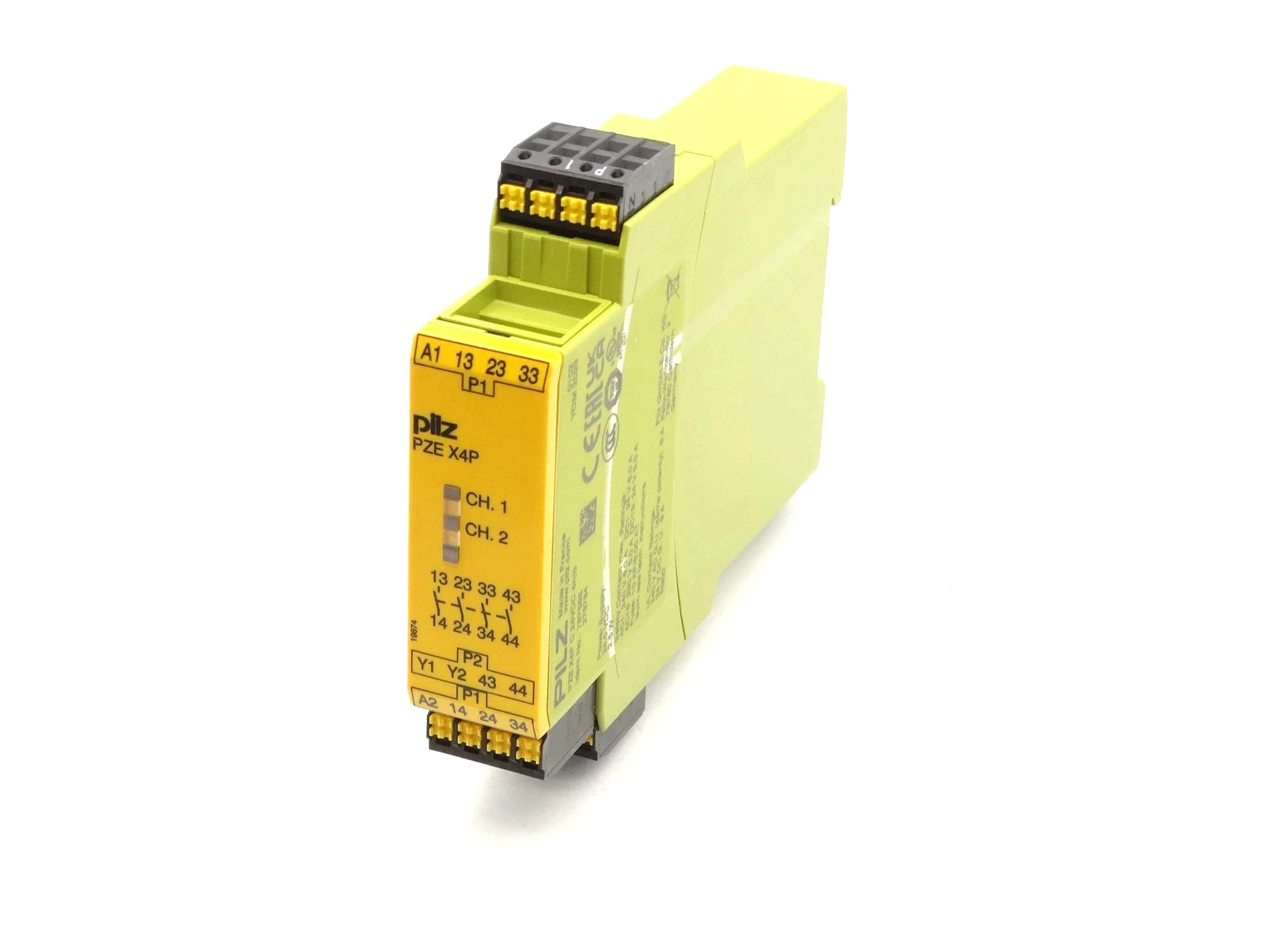 New Pilz 787585 safety switchgear PZE X4P C 24VDC 4n/o 787585