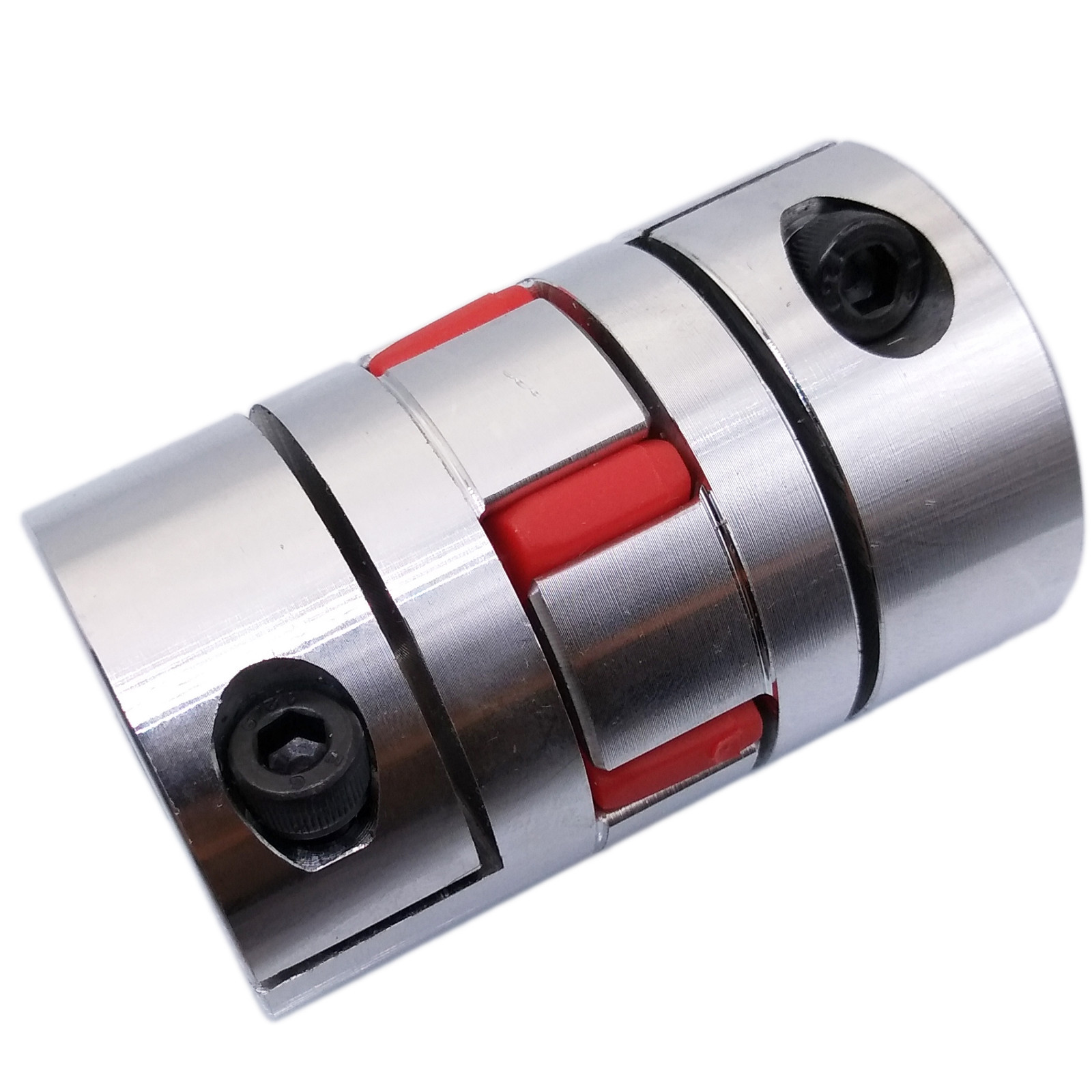 16mm x 17mm CNC Flexible Plum Coupling Shaft Coupler Connect D40 L65
