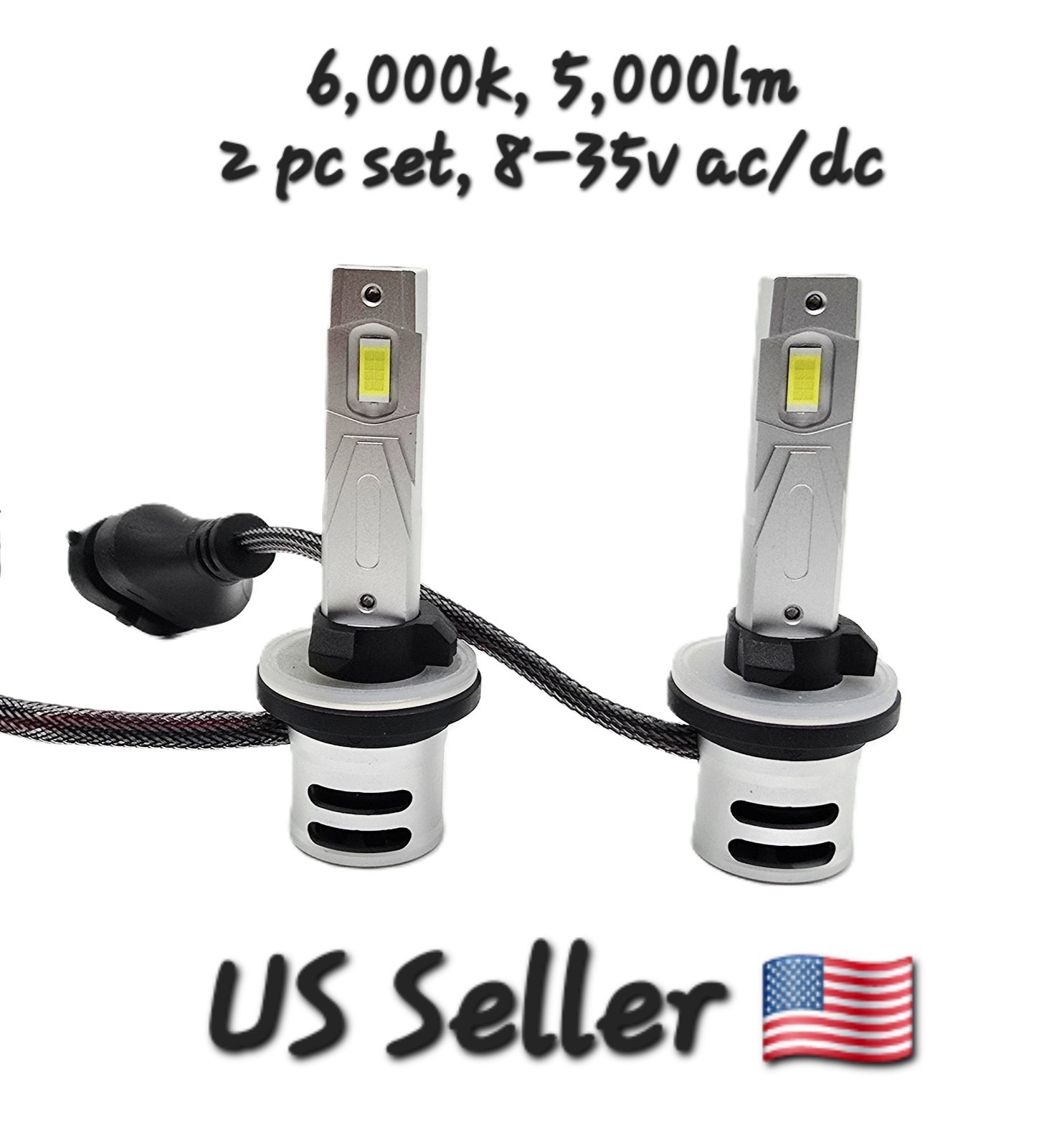 💡Pair Ultra LED Headlight Bulbs for CASE IH Patriot 4420 4430 Sprayer ⬆️Visibil