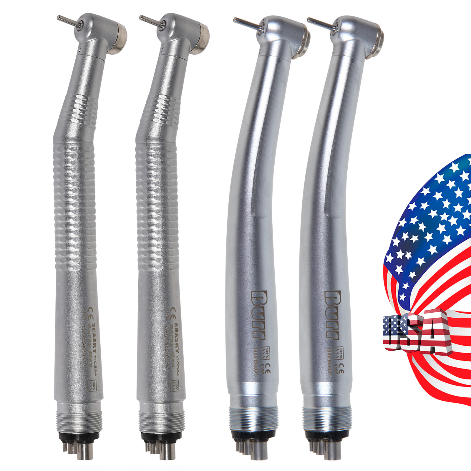1/10 Turbina NSK PANA MAX Style Dental Fast High Speed Handpiece 4 Hole U3BM KYZ