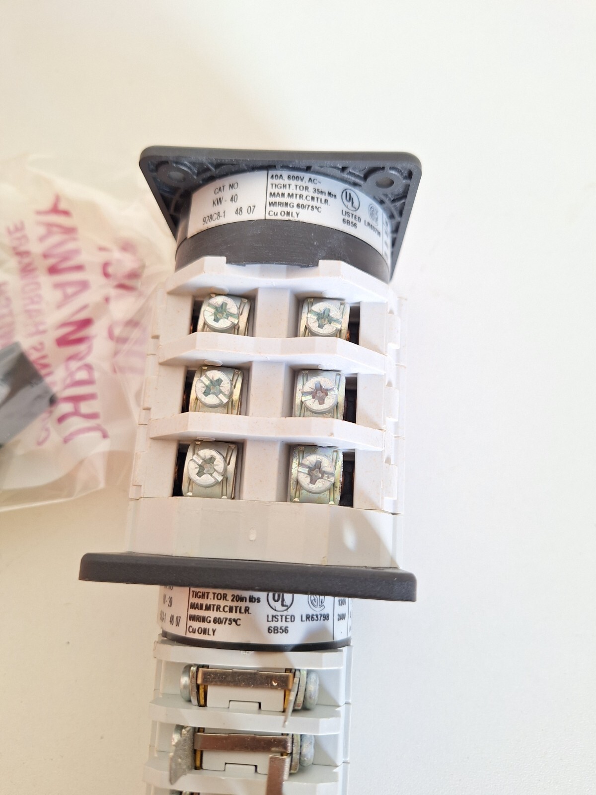 Carrier Transicold 928C8-1-48-07 / KW-40 / KW-20 Switch Rotary