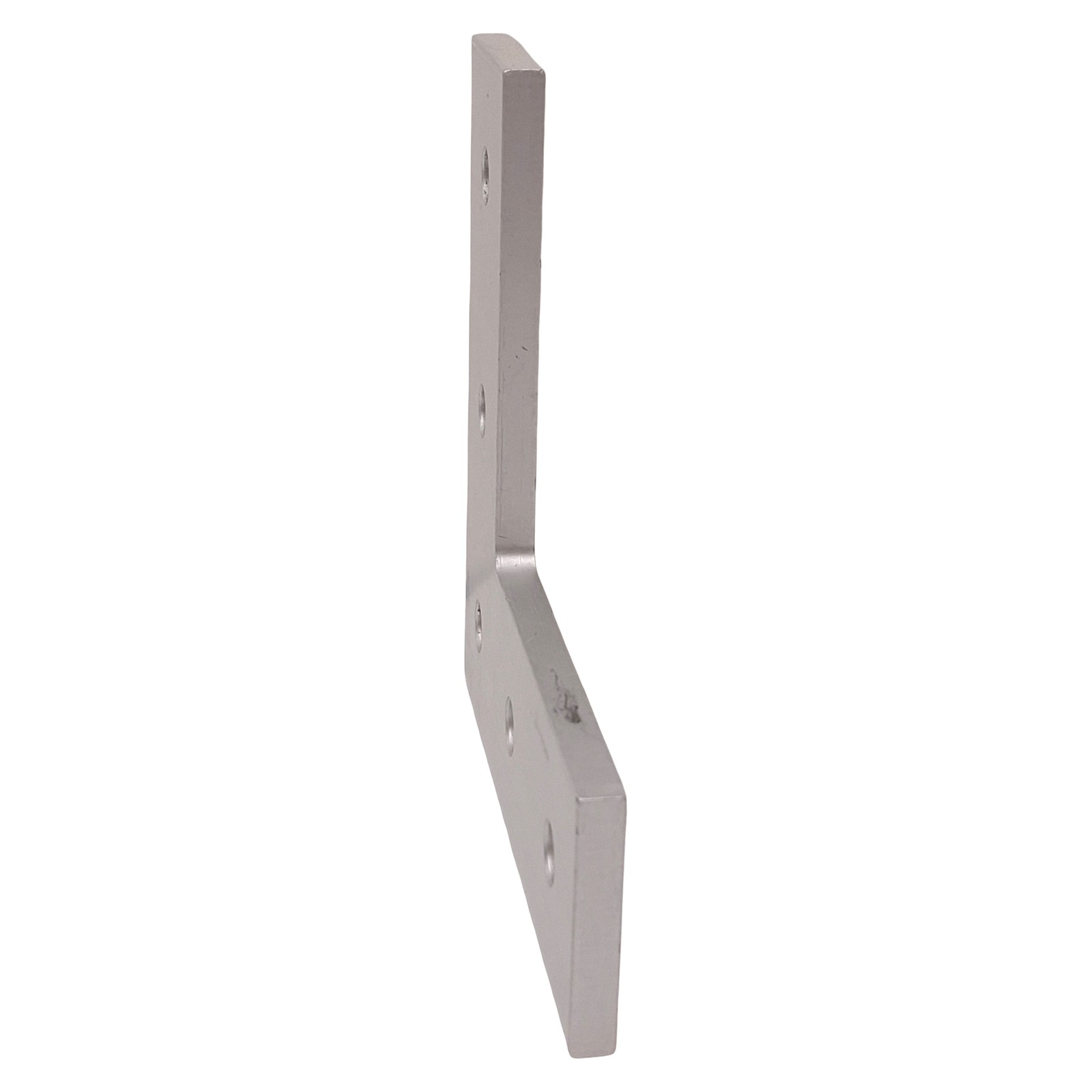 Lot of 4 80/20 4481 Aluminum L Flat Plate, 15-Series, 5-Hole, 4.5in x 4.5in