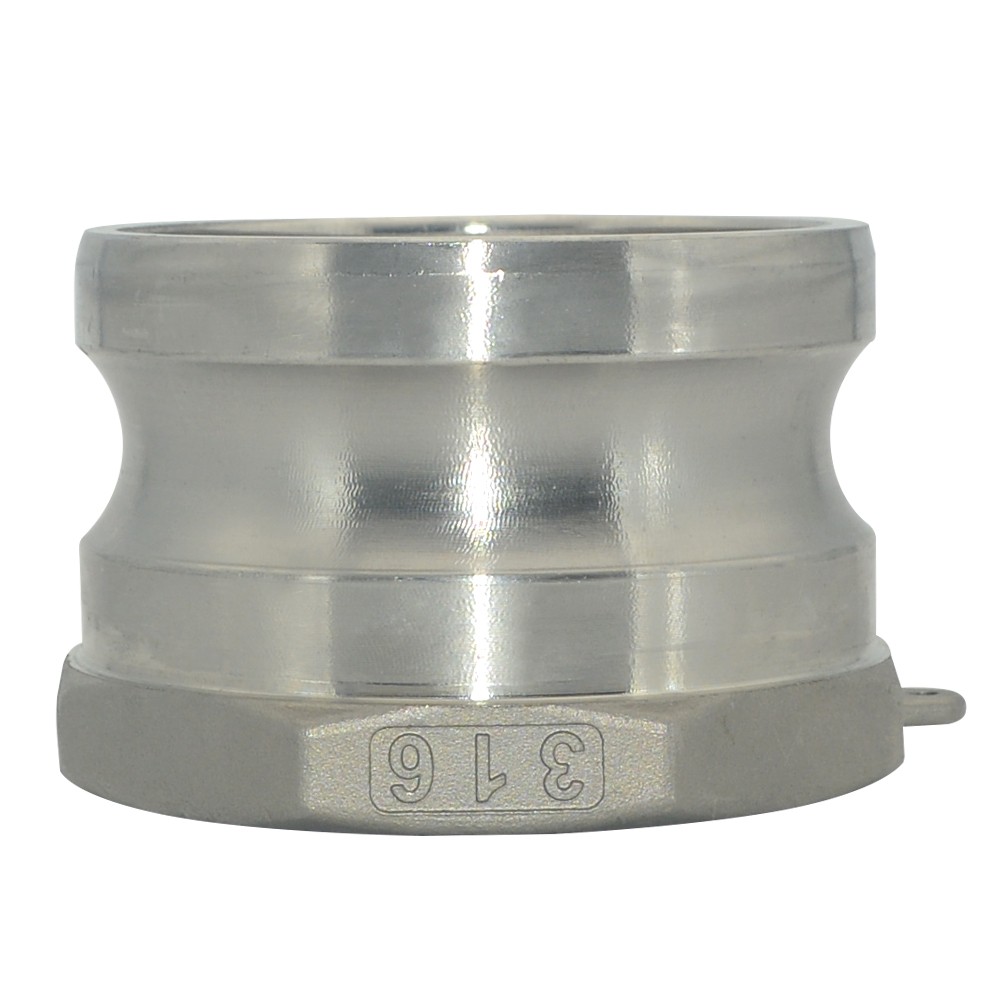 3″ inch Camlock type A male to NPT Female Threaded Adapter Stainless Steel 316