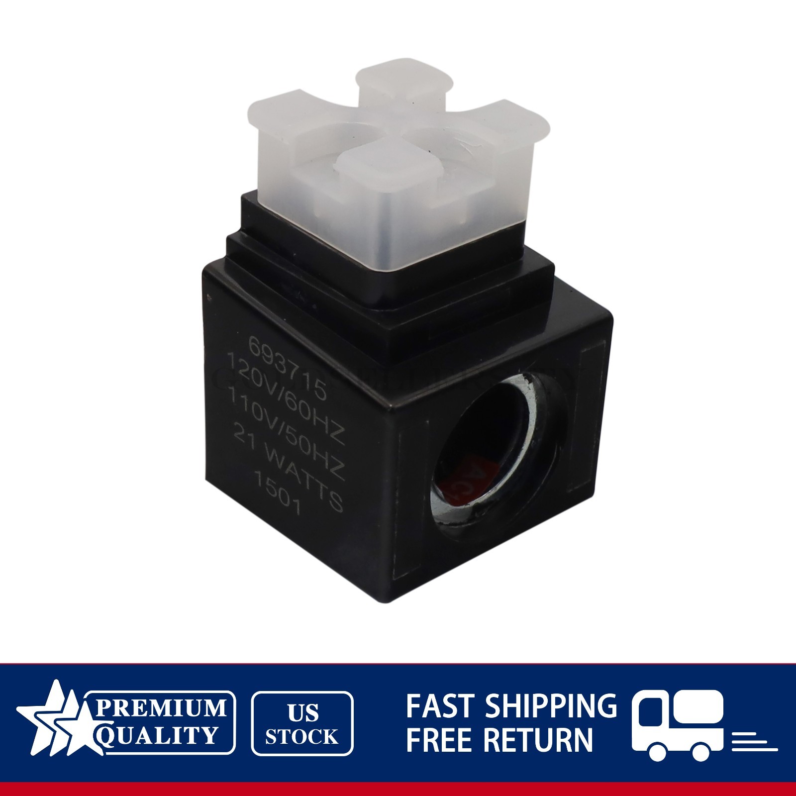 NEW 1PC 693715 Fits For Solenoid Valve Coil 120V/60Hz 110V/50Hz 21W US