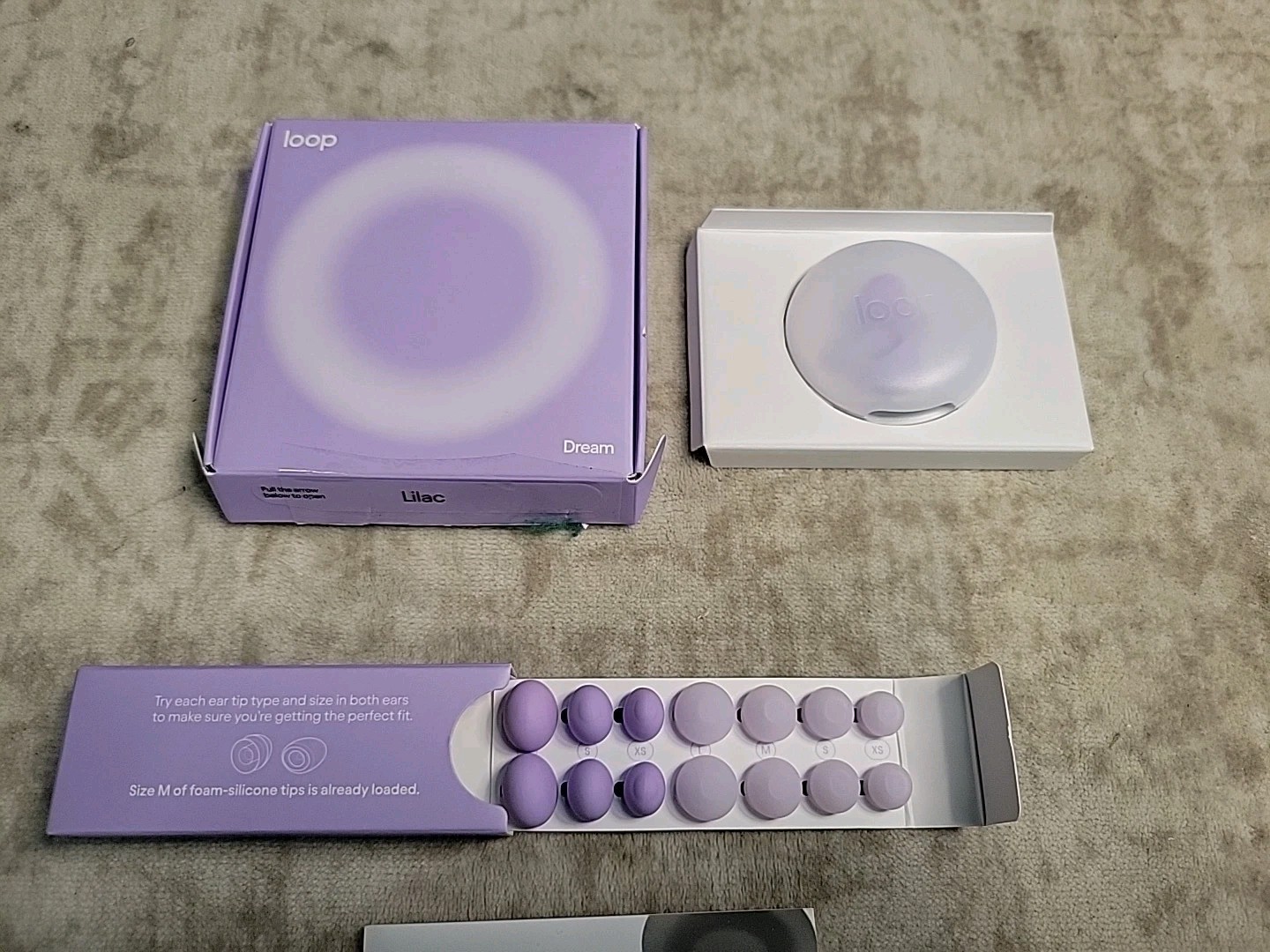 Sealed Loop Dream Earplugs Lilac – Silicone/Foam Earplugs for Peaceful Sleep