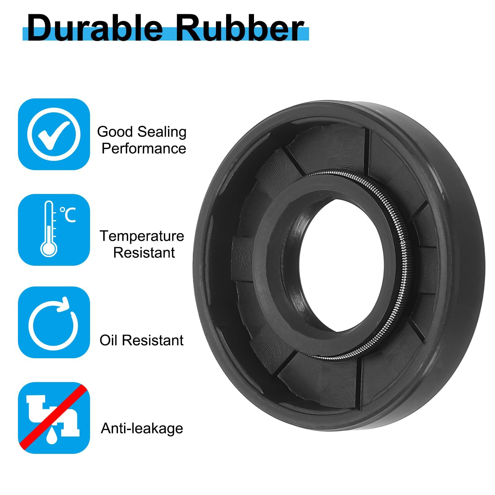 NBR Rotary Shaft Oil Seal /Lip Seal Nitrile 36mm to 38.1mm Shaft pick your size