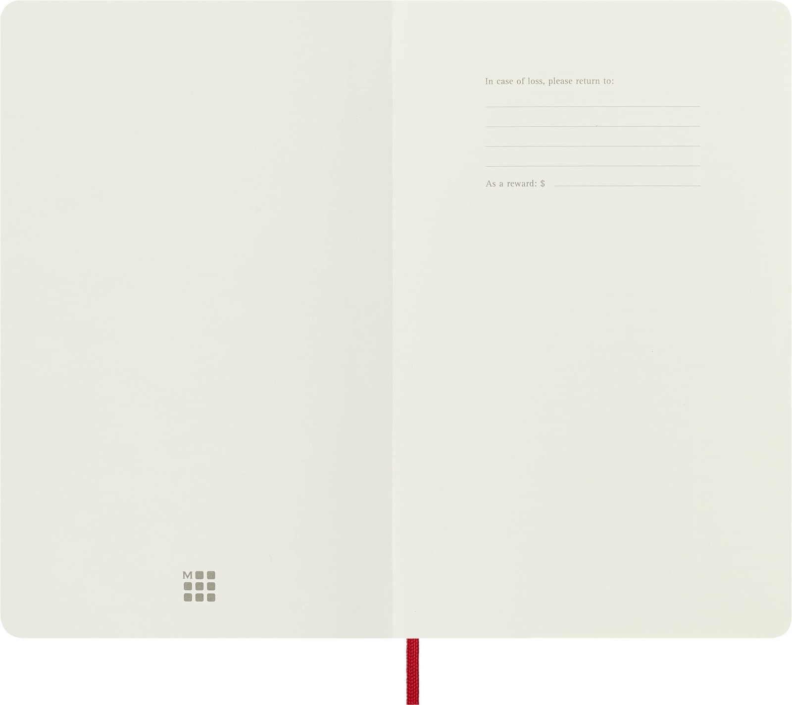 Moleskine Classic Notebook, Soft Cover, Large (5″ x 8.25″) Ruled/Lined, Scarl…