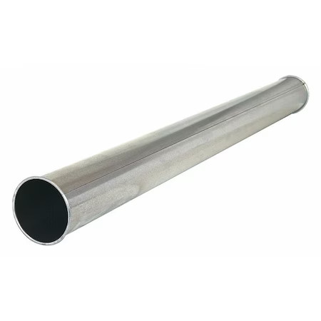 Nordfab 8040206801 Round Rigid Duct, 10 In Duct Dia, 304 Stainless Steel, 22 Ga