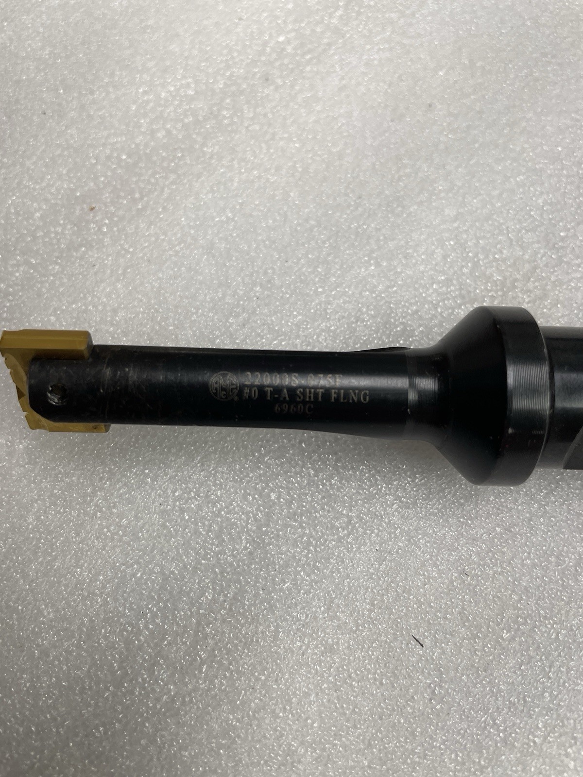 Allied 22000S-075F Series 0 T-A Spade Drill Holder 3/4 Shank Coolant