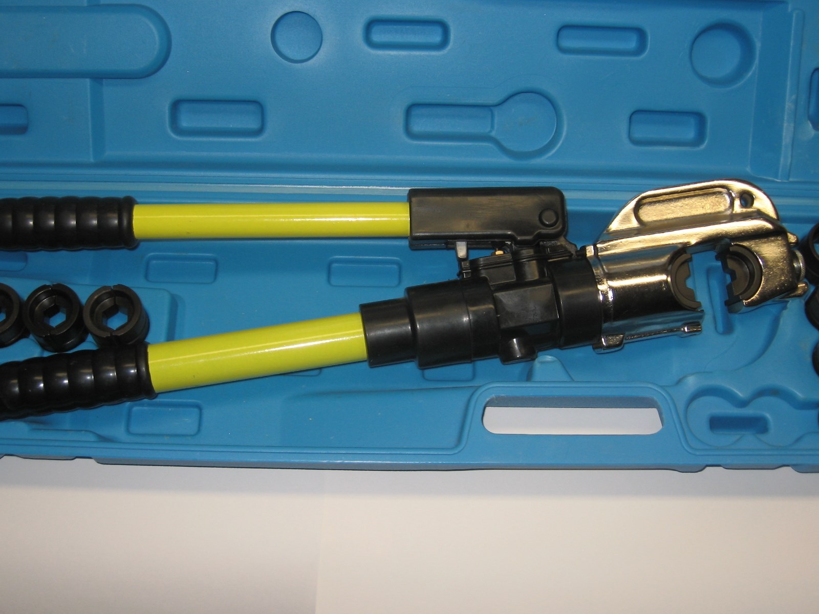 HYDRAULIC WIRE CRIMPER U DIES 13 PAIR–CABLE TERMINAL CRIMP LUG 12 TON NEW