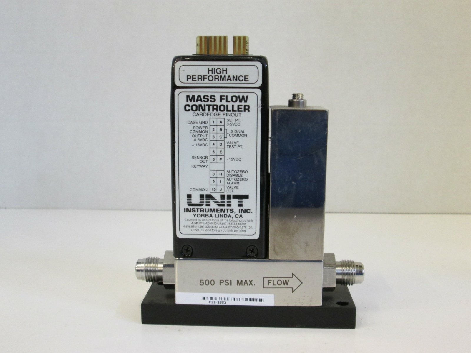 Unit UFC-1110A Mass Flow Controller MFC, O2, 15L, 1/4″ Male