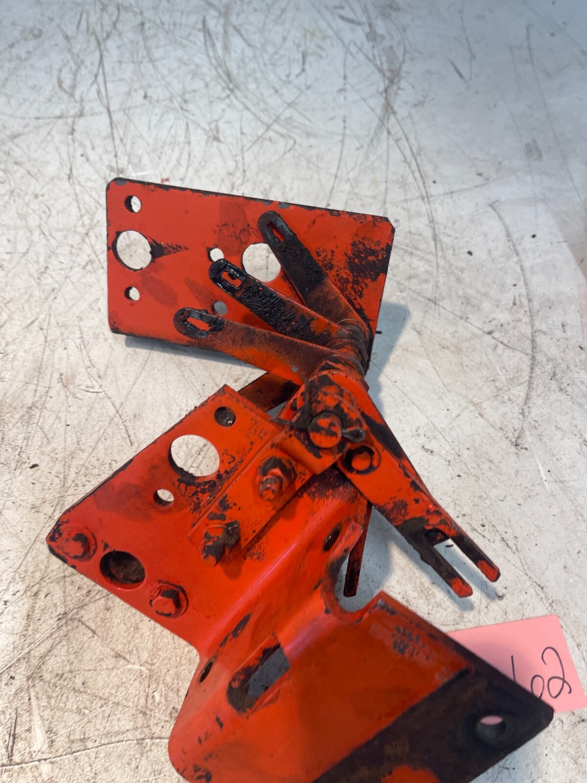 1970 Allis Chalmers AC 190 XT Diesel Tractor Hydraulic Valve Linkage & Brackets