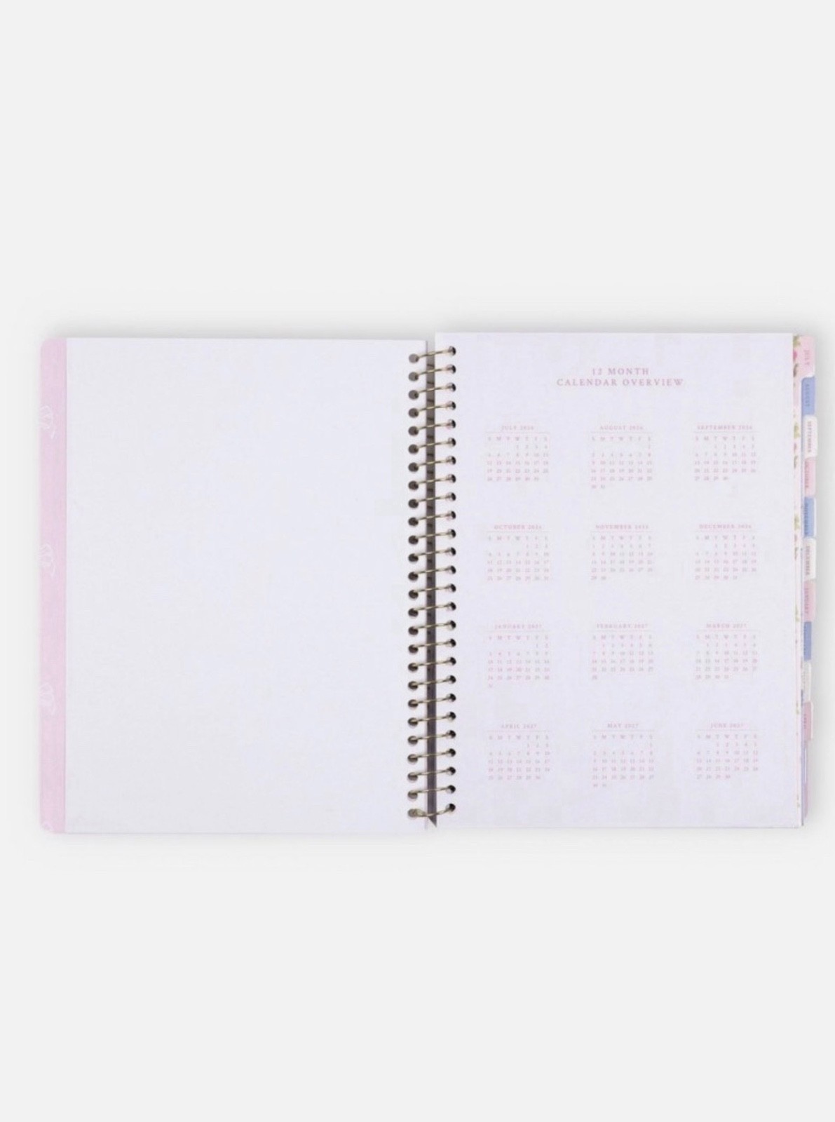 LoveShackFancy x Target – Yoobi Monthly and Weekly Planner 7″x 9″ – Coquette Bow
